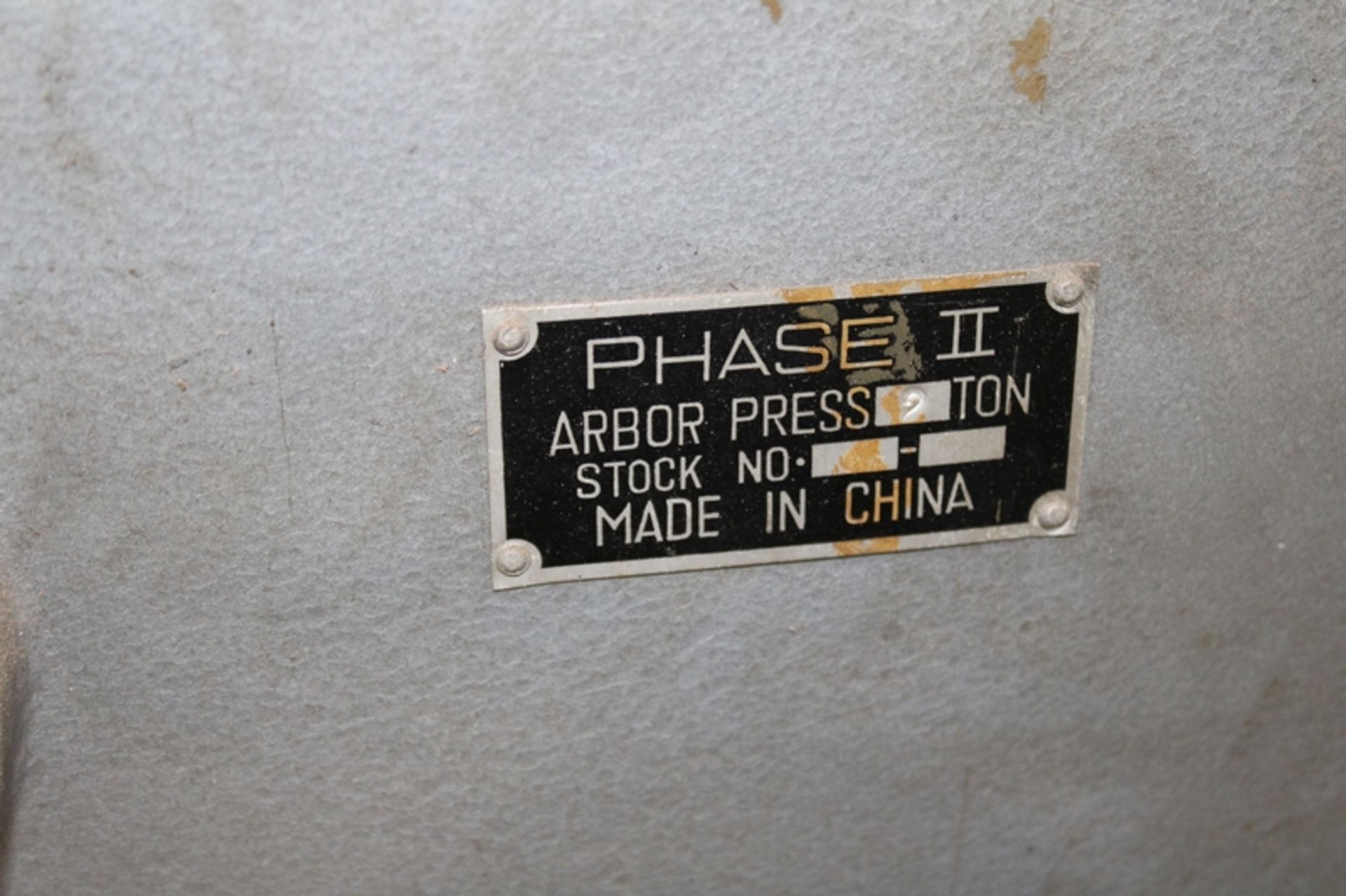 PHASE II 2-TON BENCH TOP ARBOR PRESS - Image 2 of 2