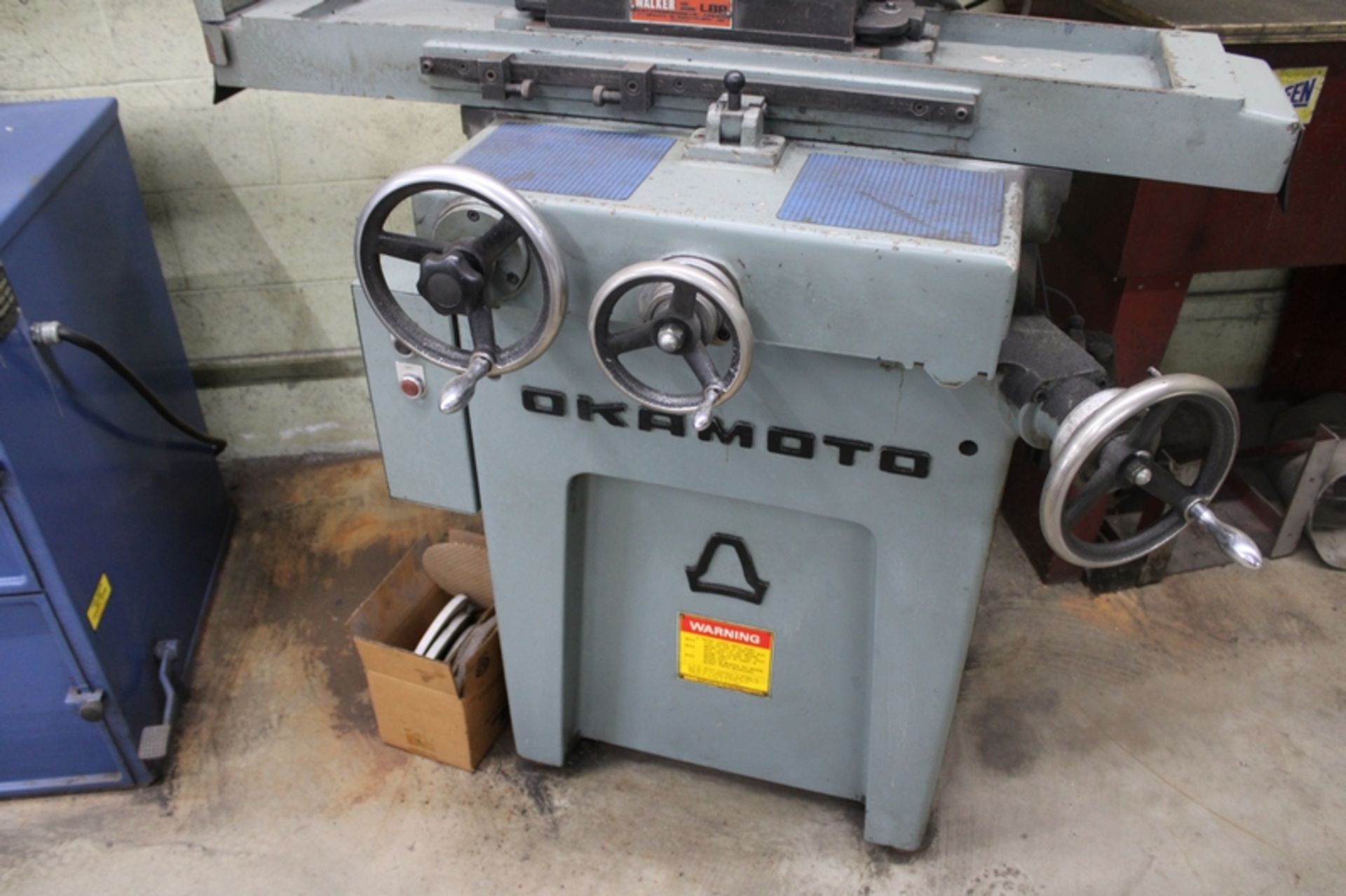 OKAMOTO 6â€X12â€™ MODEL PFG-612 SURFACE GRINDER, S/N 611, WITH ELECTRO MAGNETIC CHUCK, WALKER CHUCK - Image 6 of 7