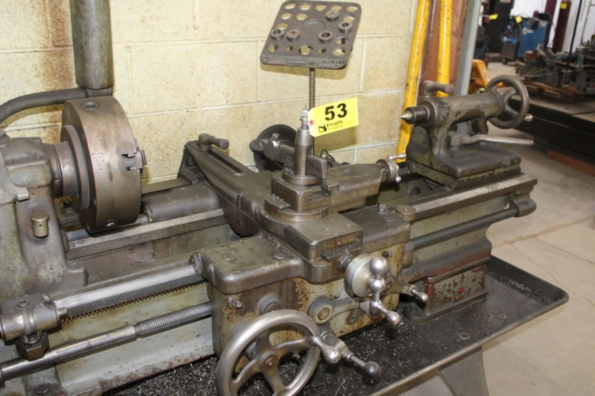 SOUTH BEND 15”X36” TOOLROOM LATHE, S/N 11489HKR15, 10” 3-JAW CHUCK, INCH THREADING, TAPER - Image 8 of 9