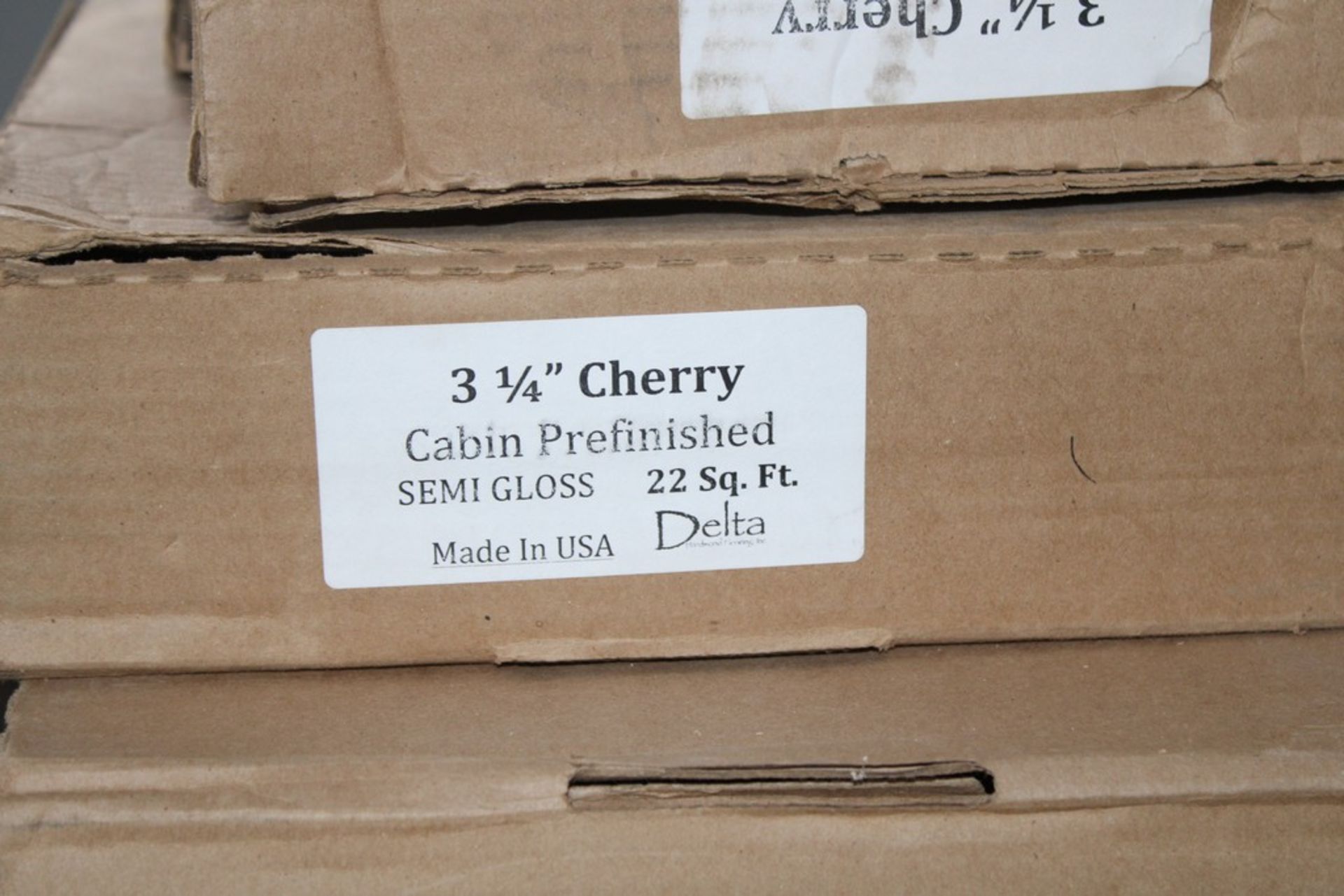 (48) BOXES OF 3-1/4" DELTA CHERRY PREFINISHED FLOORING, 22 SQ. FT. PER BOX, SEMI-GLOSS FINISH - Image 2 of 2