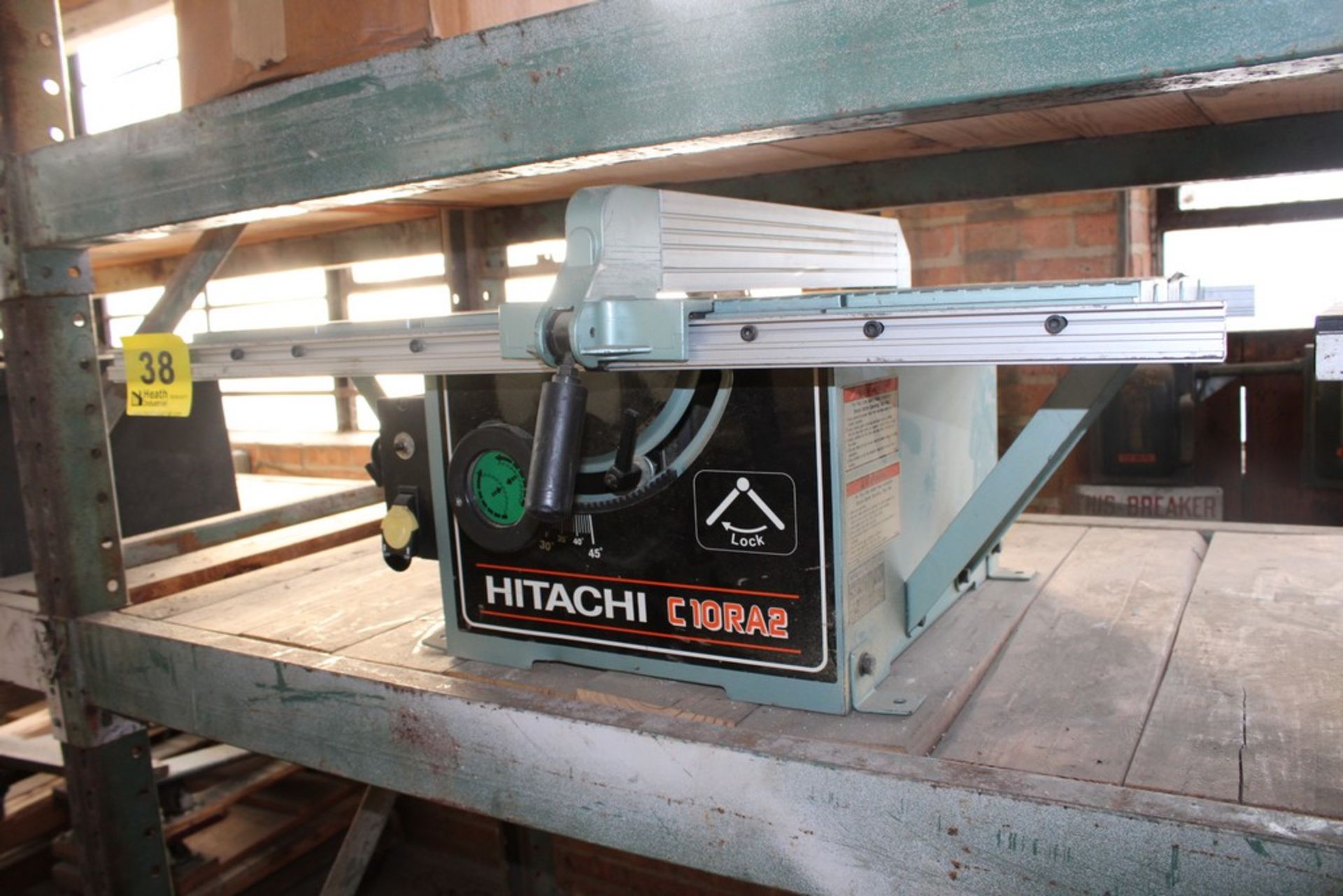 HITACHI MODEL C10RA2 CONTRACTORS TABLE SAW - Image 2 of 2