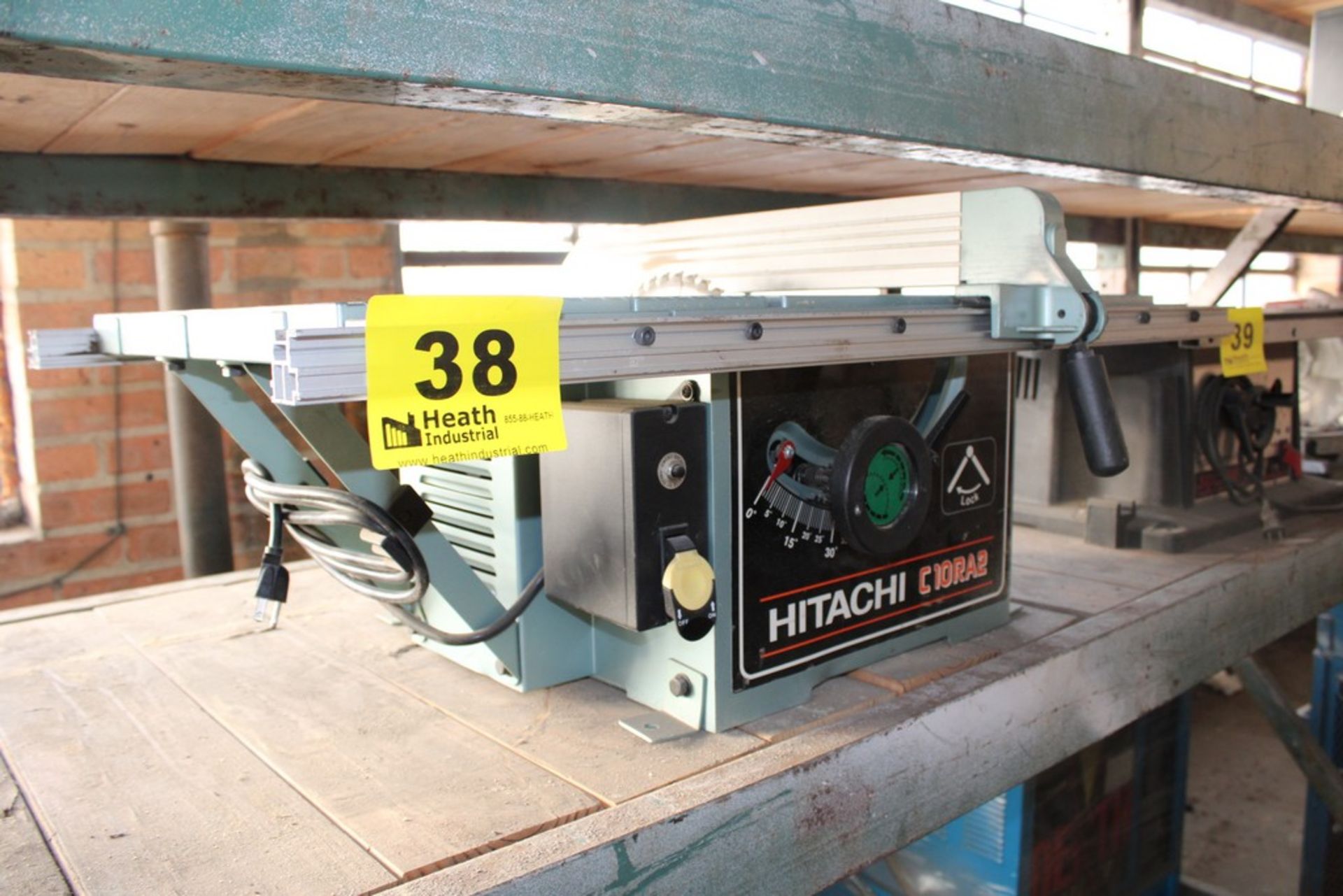 HITACHI MODEL C10RA2 CONTRACTORS TABLE SAW