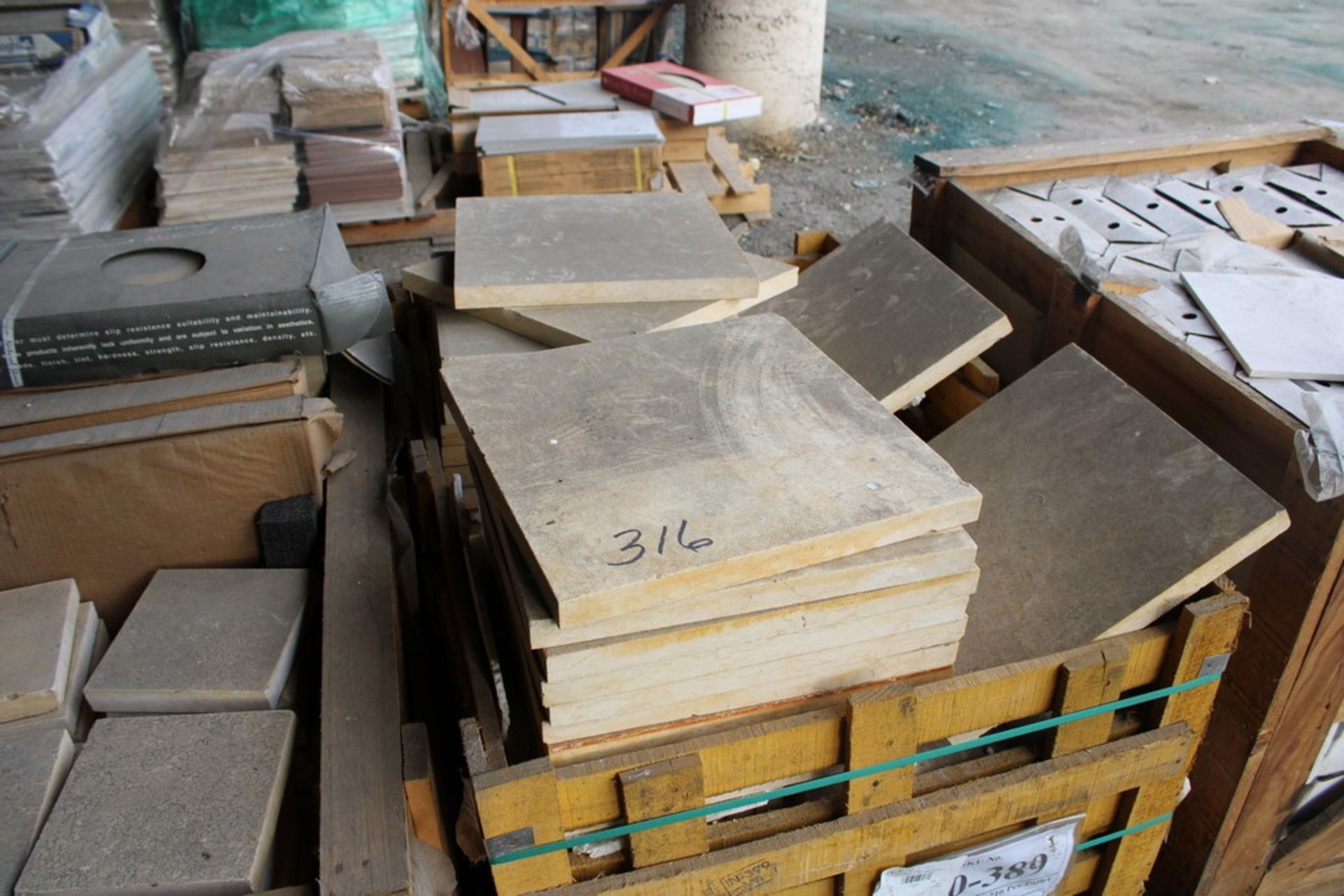 STONE PAVERS IN CRATE