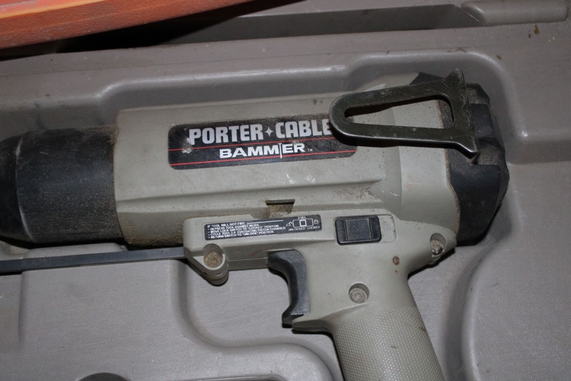 PORTER-CABLE "BAMMER" GAS POWERED NAIL GUN WITH CASE - Image 2 of 2