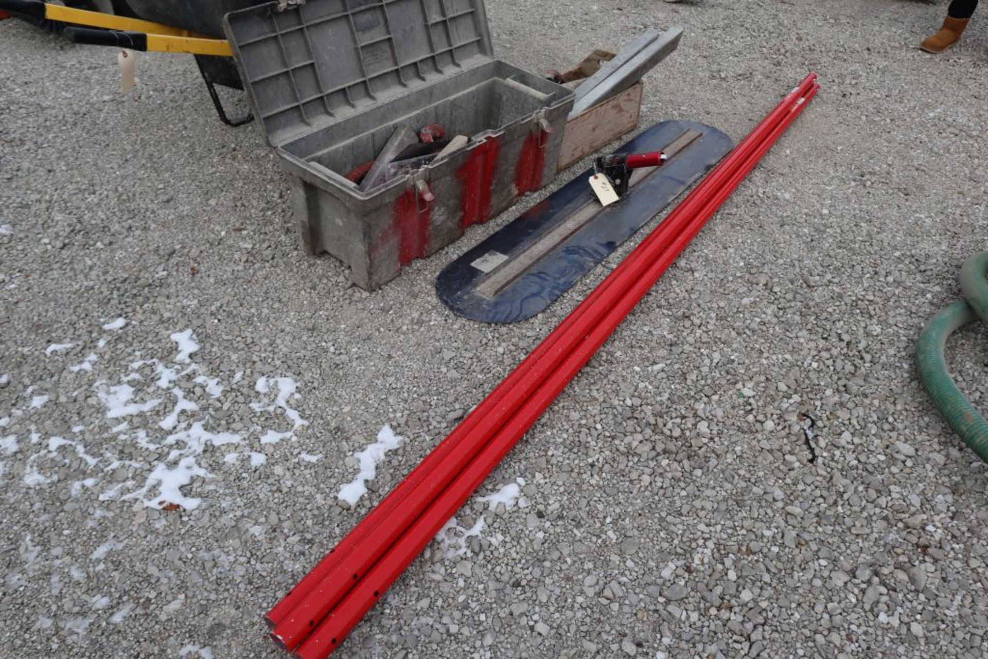 Bull float & misc. concrete tools. - Image 4 of 4