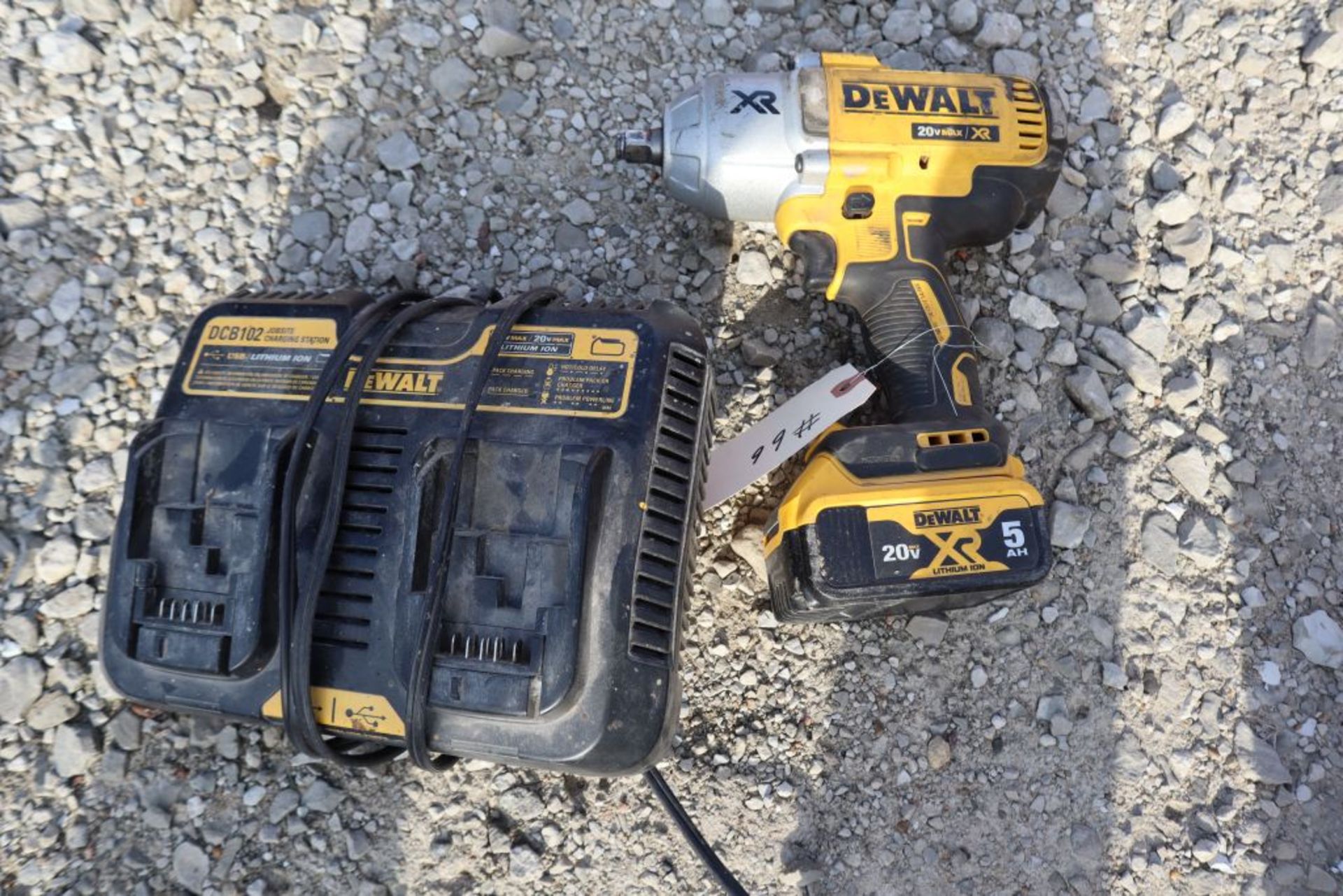 DeWalt 20 v. 1/2" impact w/charger.