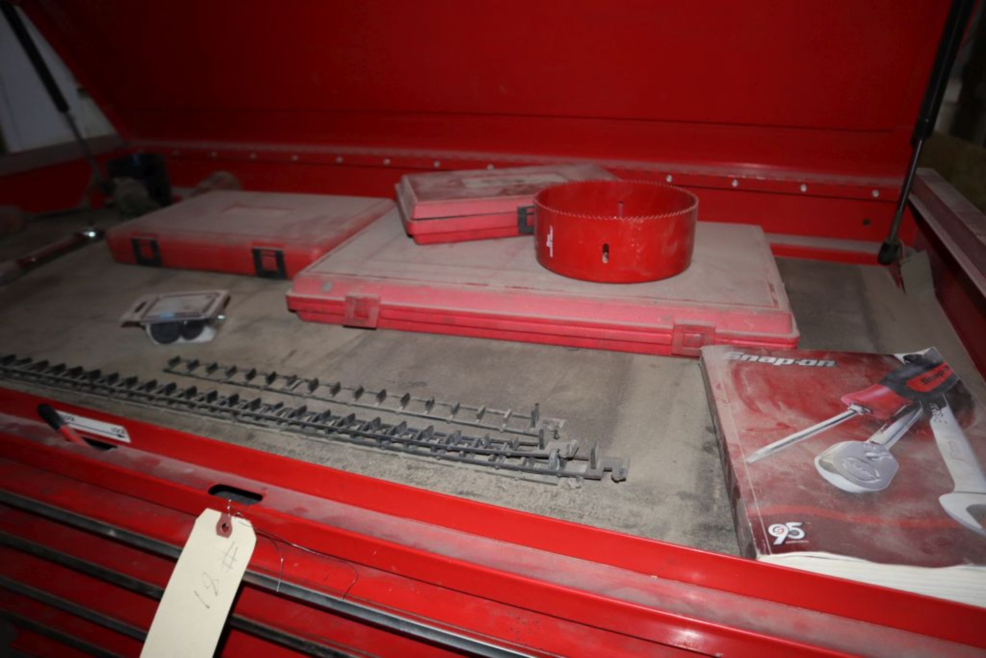 Snap-On tool chest on wheels w/ tools. - Image 6 of 14