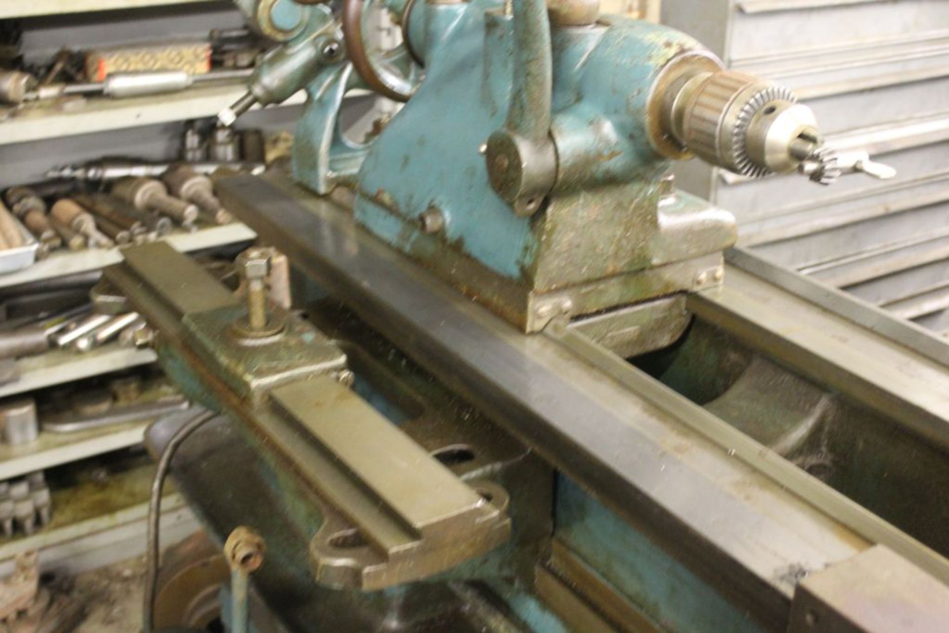 Springfield lathe, sn 52071, 14", 1 3/4" hole, 16" swing, 48" center to center, taper attachment, - Image 10 of 14
