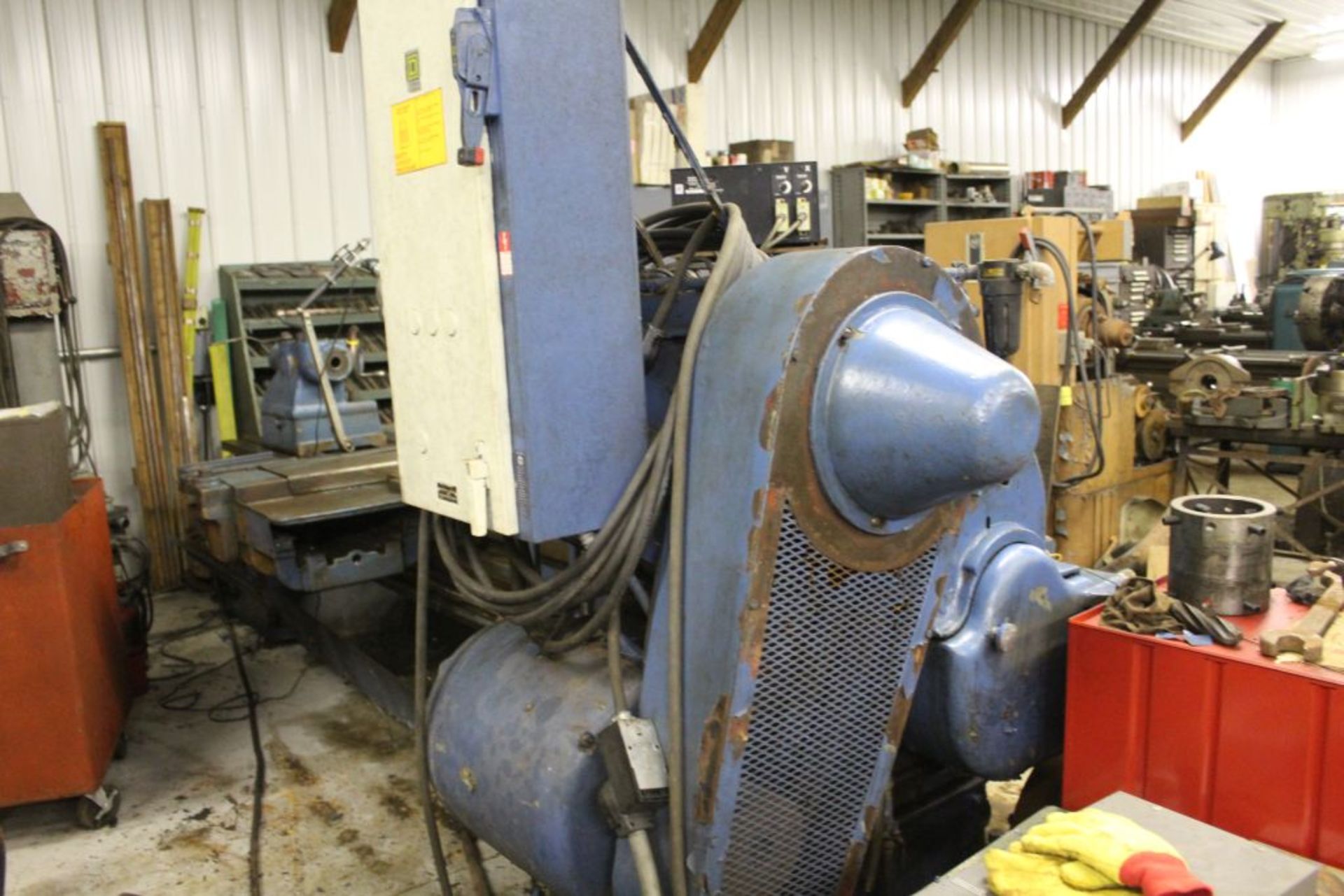 1952 Monarch lathe, sn 35209, 20", 2 1/4" hole, 96" bed, 27.5 swing, 72" center to center, tooling - Image 8 of 12