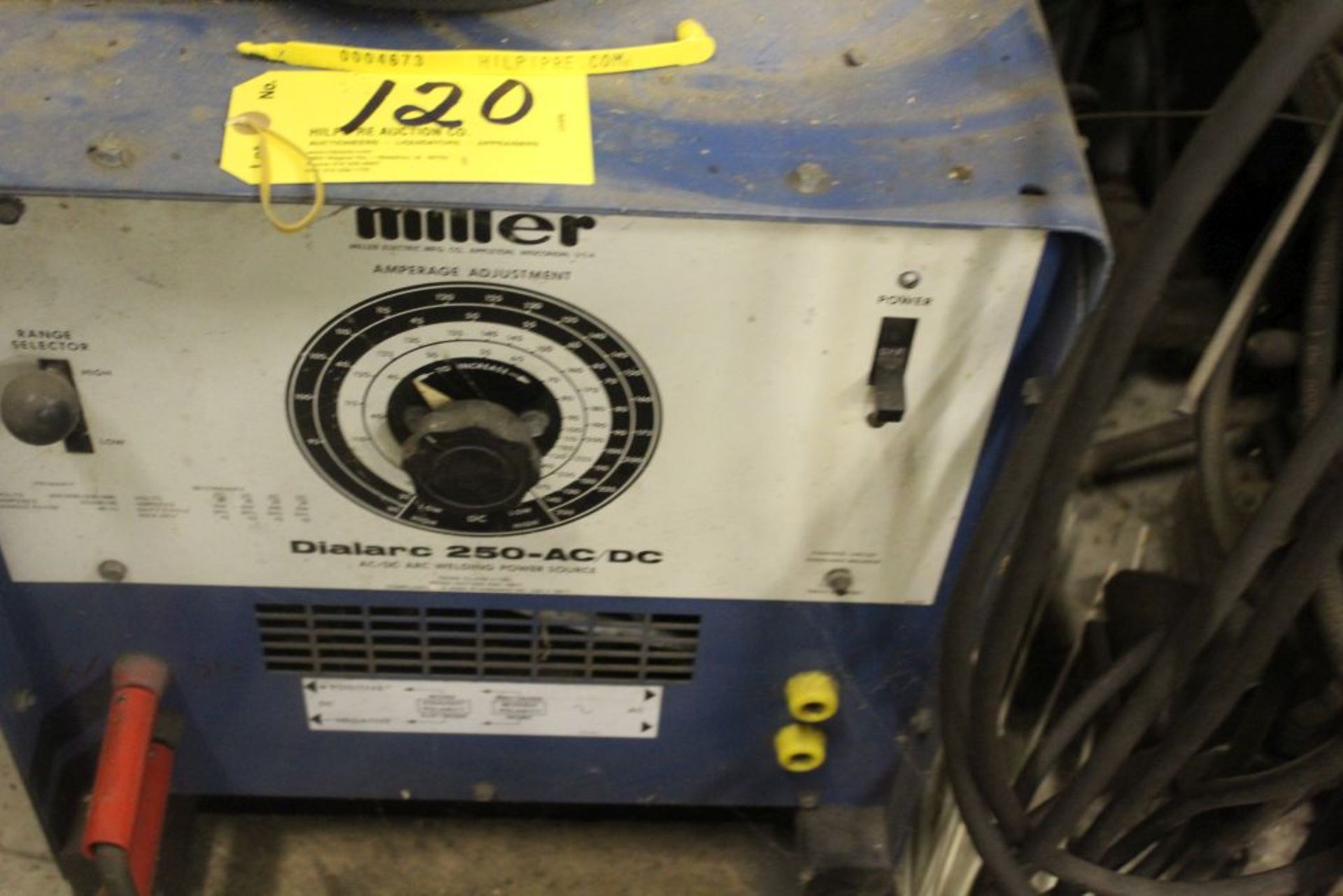 Miller stick AC/DC welder, sn HE766303, dialarc 250. - Image 2 of 3