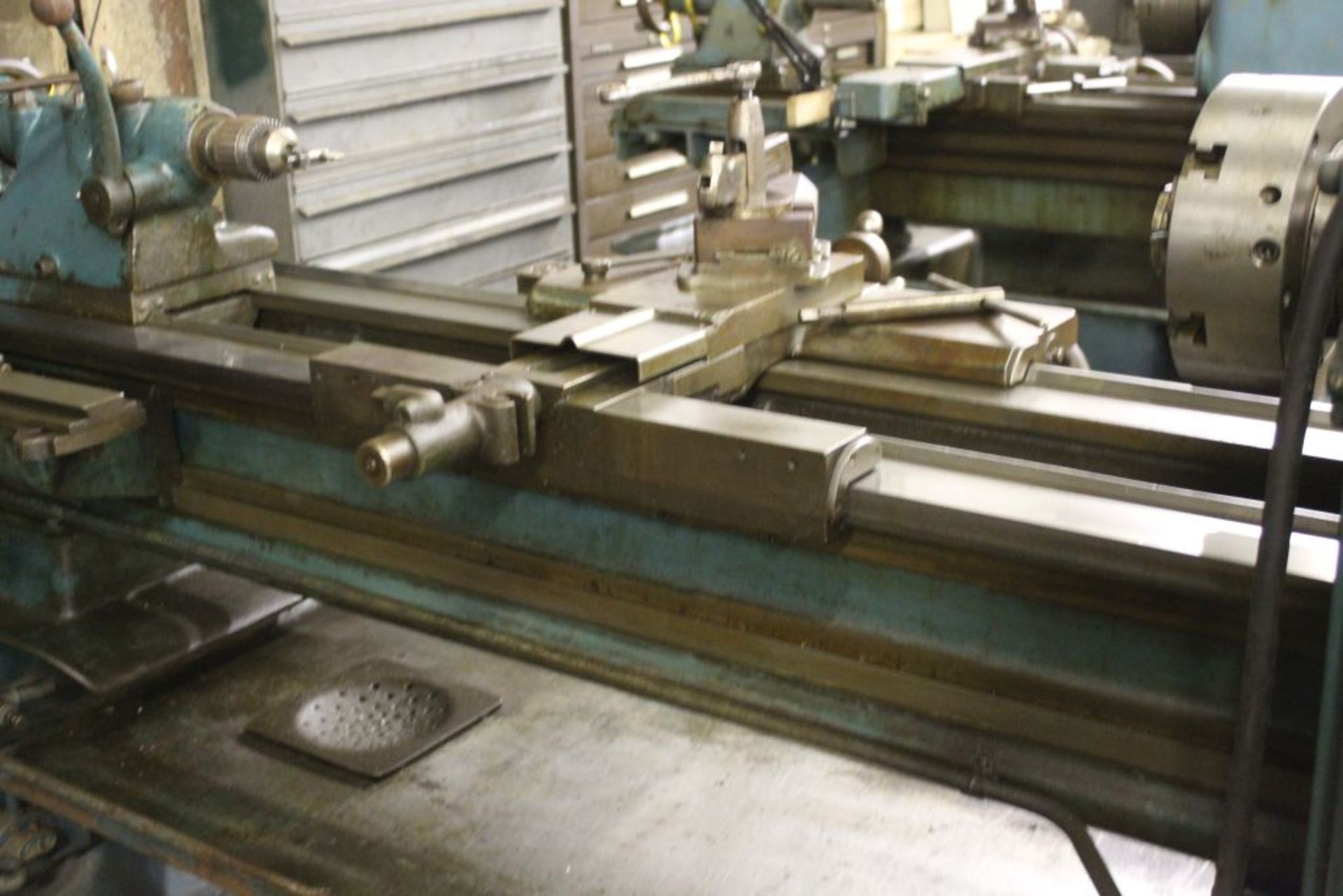 Springfield lathe, sn 52071, 14", 1 3/4" hole, 16" swing, 48" center to center, taper attachment, - Image 11 of 14
