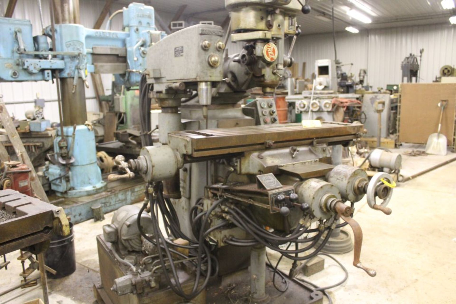 Tree mill, model 2UVR, 10.5" x 42" bed, power feed, Scan-O-Matic tracing attachment. - Image 3 of 4