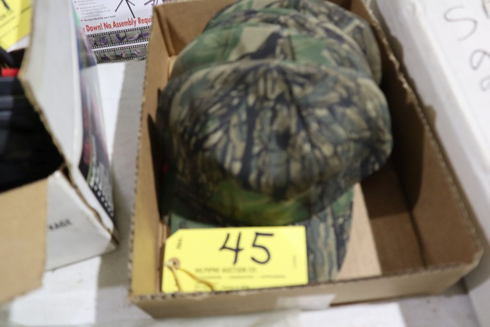 Camo hunting ball caps.