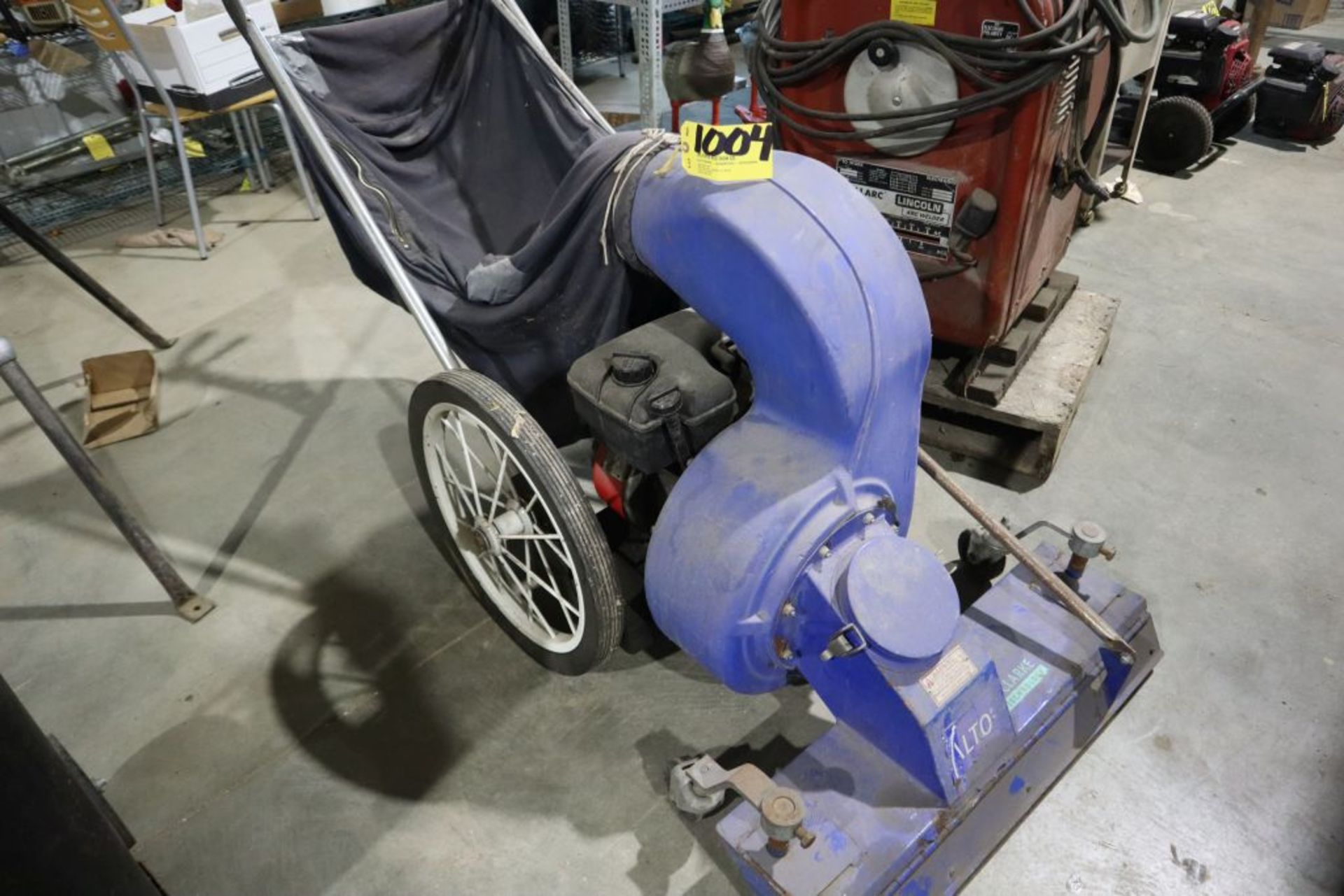 Clarke Alto Gas Powerd Vacuum Cart.