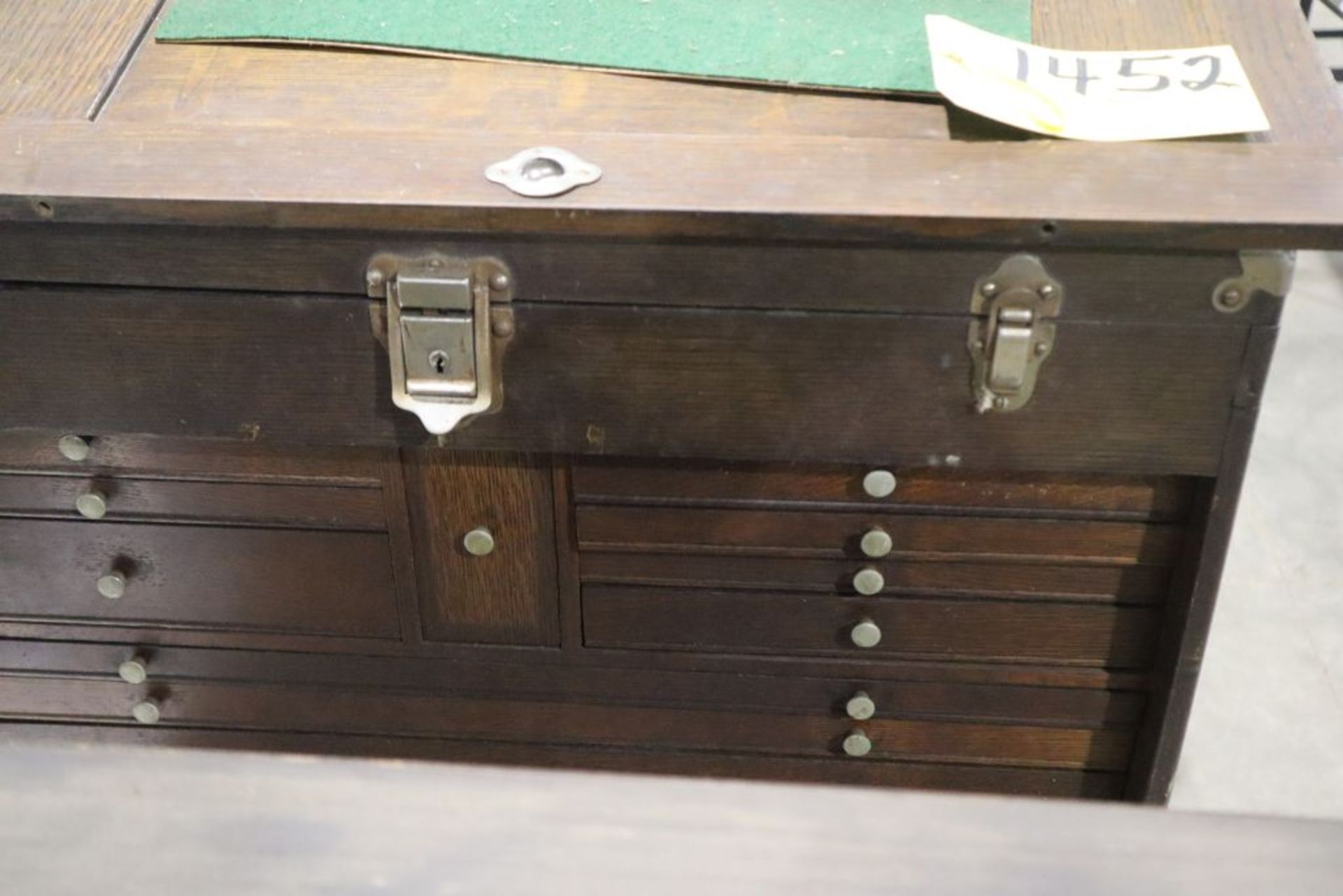 Wood machinist tool box.