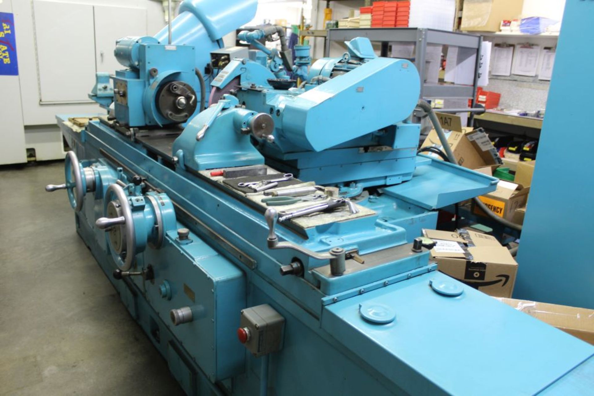 1973 Cincinnati Milacron cylindrical grinder, model DE, sn 35323E73-002, 12" x 48" cap., Universal - Image 4 of 18