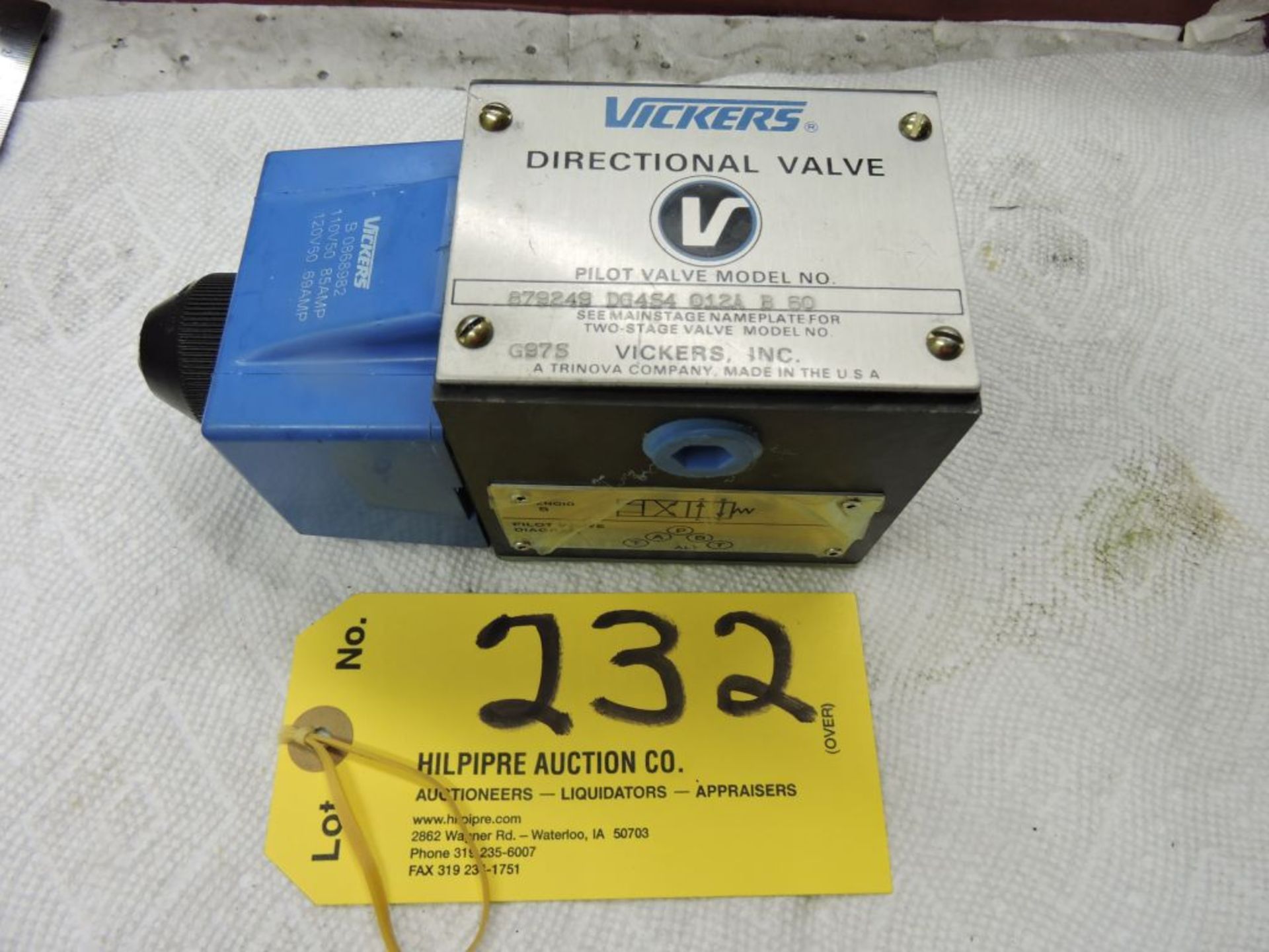 Vickers Directional valve: 879249D6454012ab60.