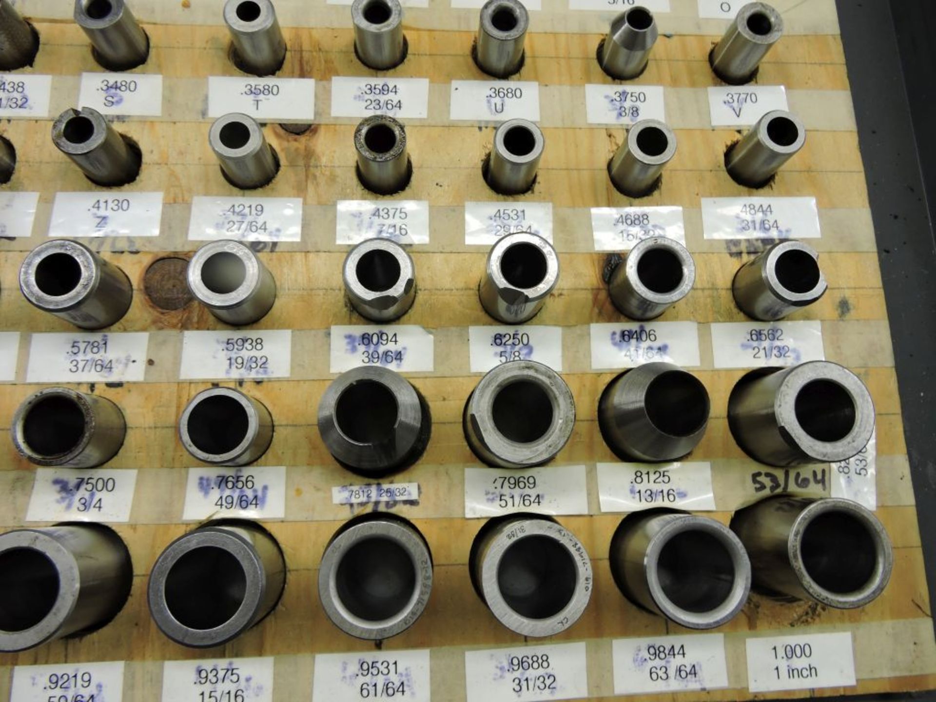 Collet sleeves, 1/16-1", (approx.126).