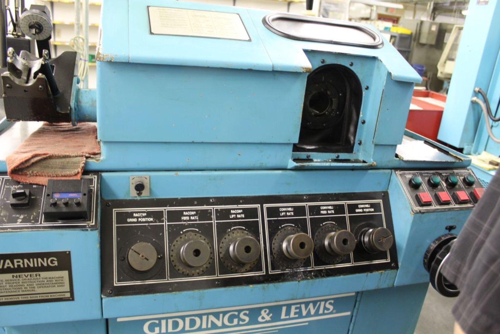 1996 Giddings & Lewis Winslow tool grinder model HR, sn 947-0408-96, maximum 1 1/2" cap., 3C head, - Image 9 of 12