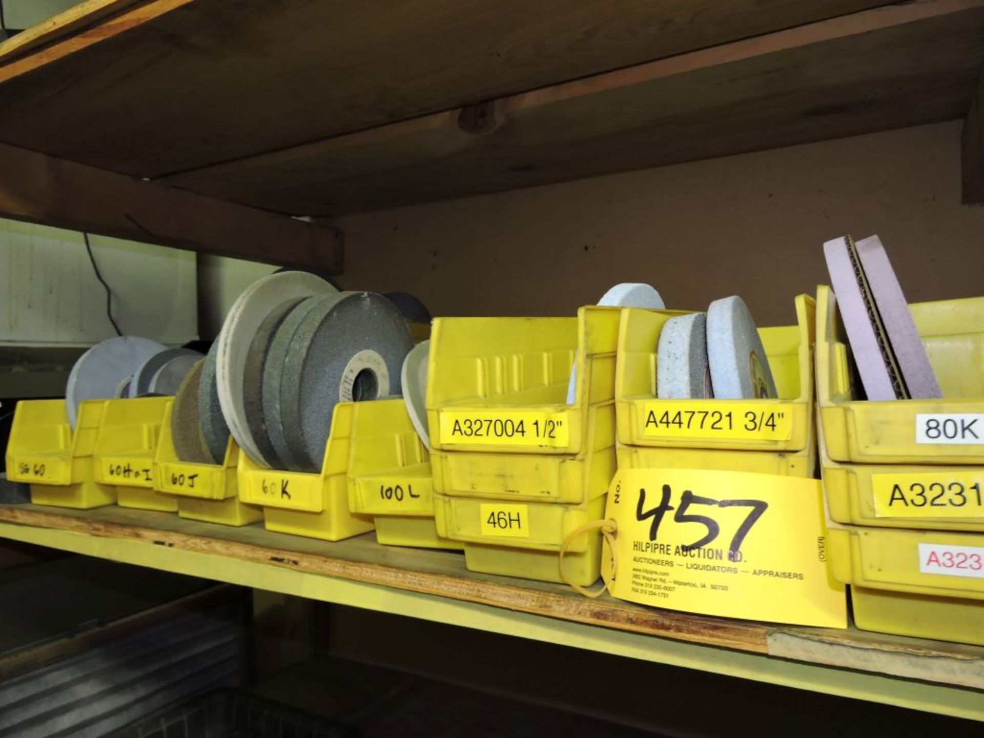 Large assortment grinding wheels, (approx. 83).