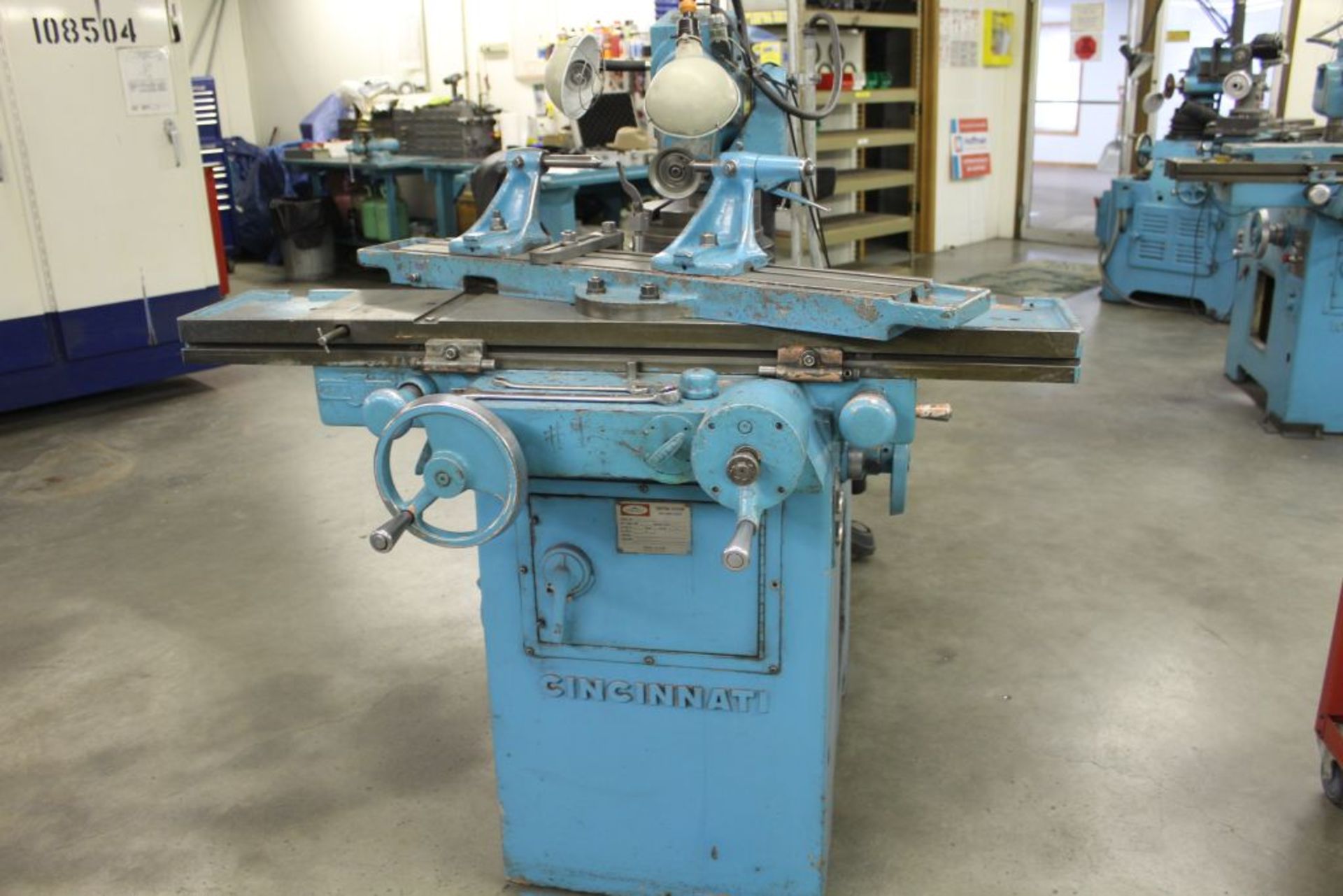 Cincinnati model 2 tool & cutter grinder, sn TRW-39864, single axis twin spindle grinding head, - Image 2 of 8