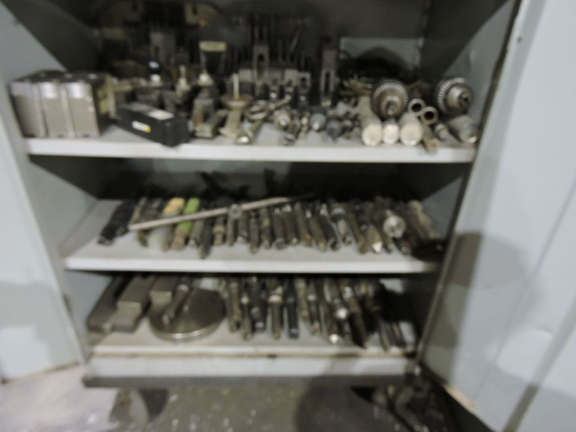 Assorted lot of tooling and cabinet: Chucks, bits. - Image 4 of 4