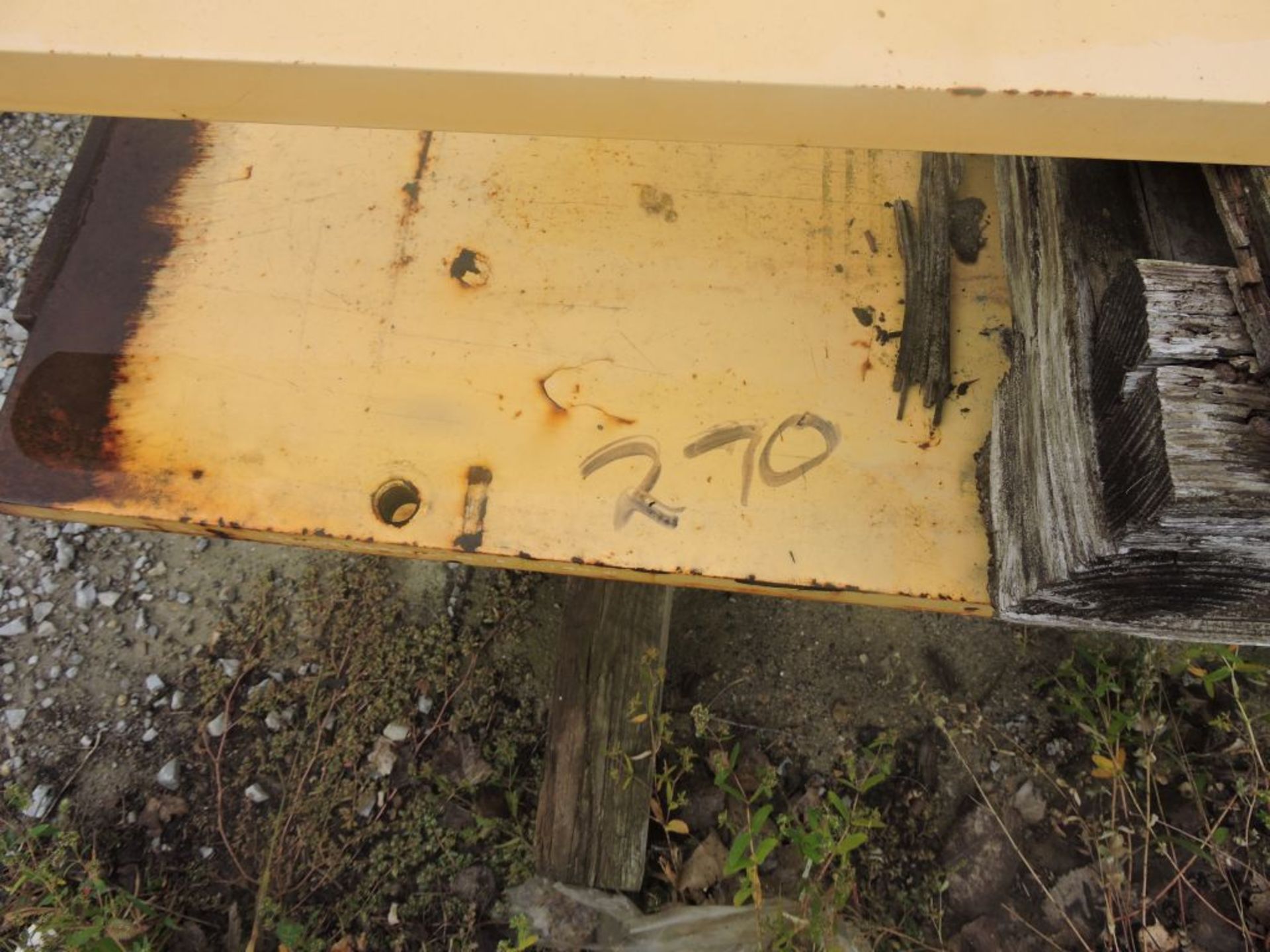 Steel I-beam style plates. - Image 3 of 3