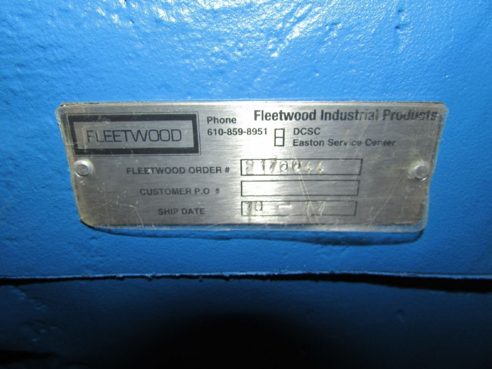 Fleetwood Industrial Products Model 2170044 Pump - Image 6 of 7