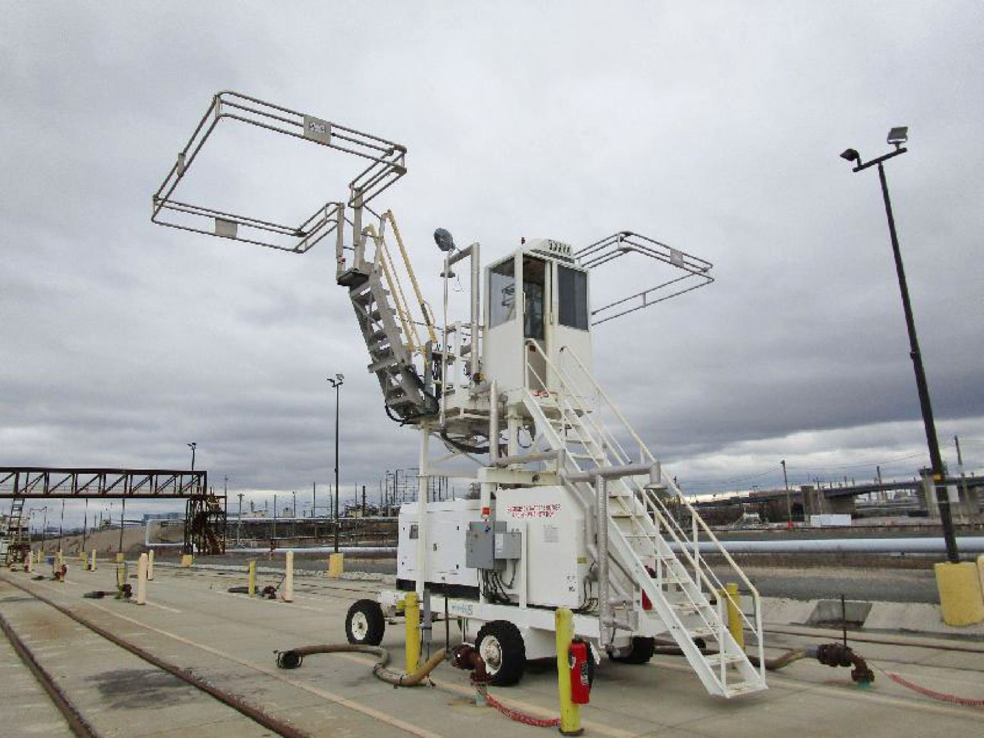 Rail Barge Truck Self Propelled Portable Platform