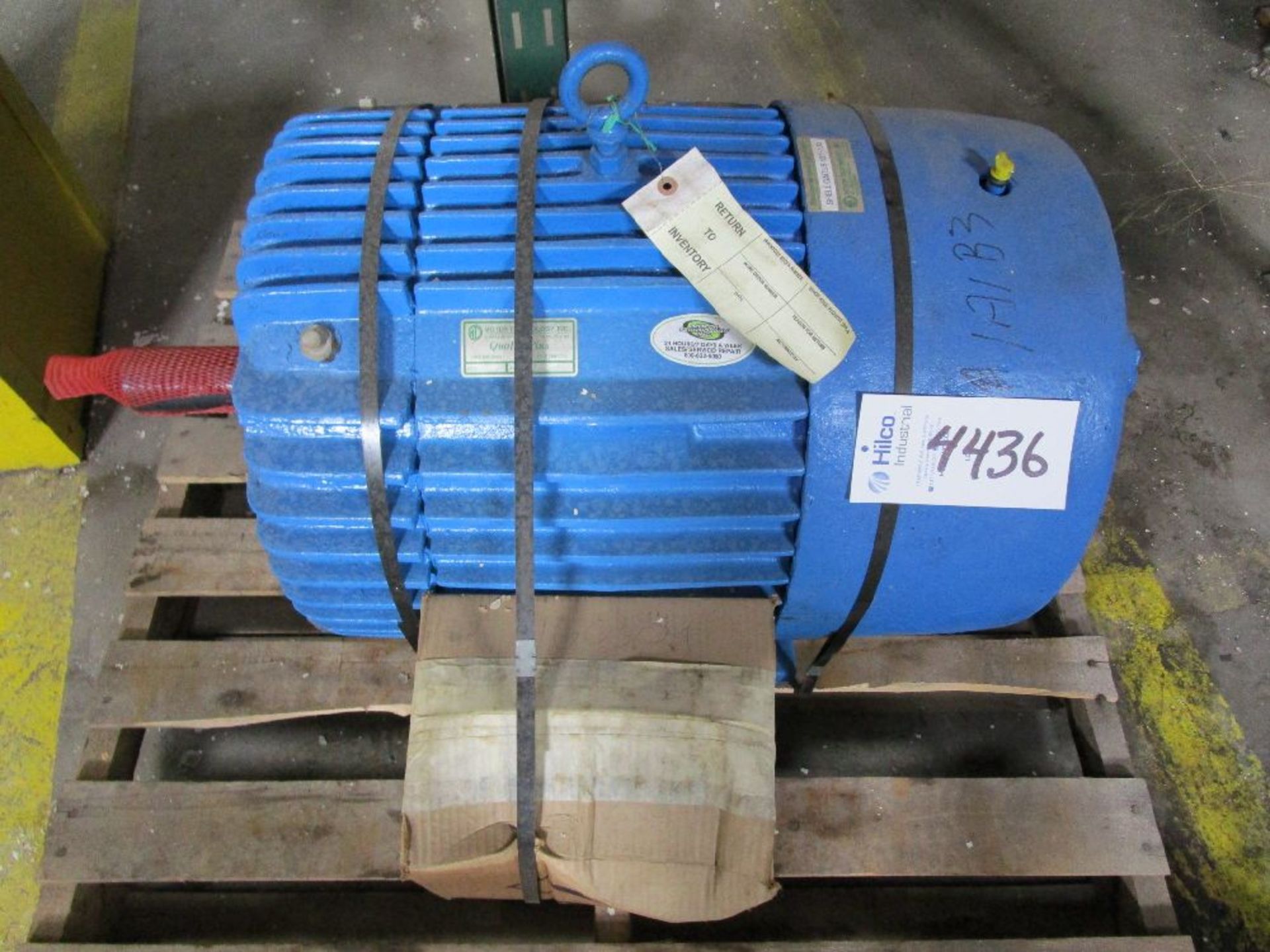 General Electric Model 5K36853K0205 75 HP Electric Induction Motor