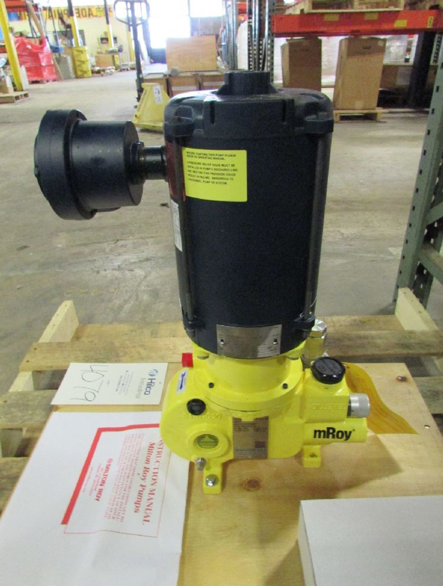 Milton Roy Model MRA110155XAPPNNNNY 1/3 HP Metering Pump - Image 3 of 3