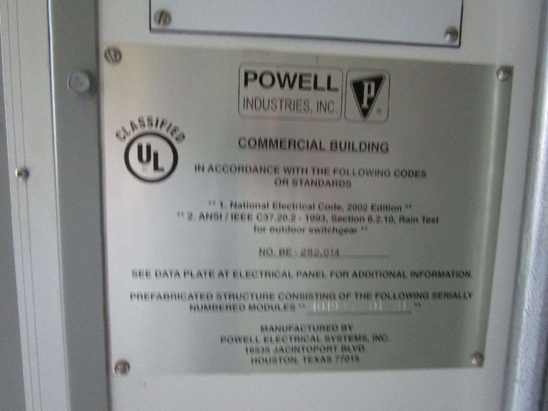 Powell Industries Centeral Power Control Room - Image 7 of 9