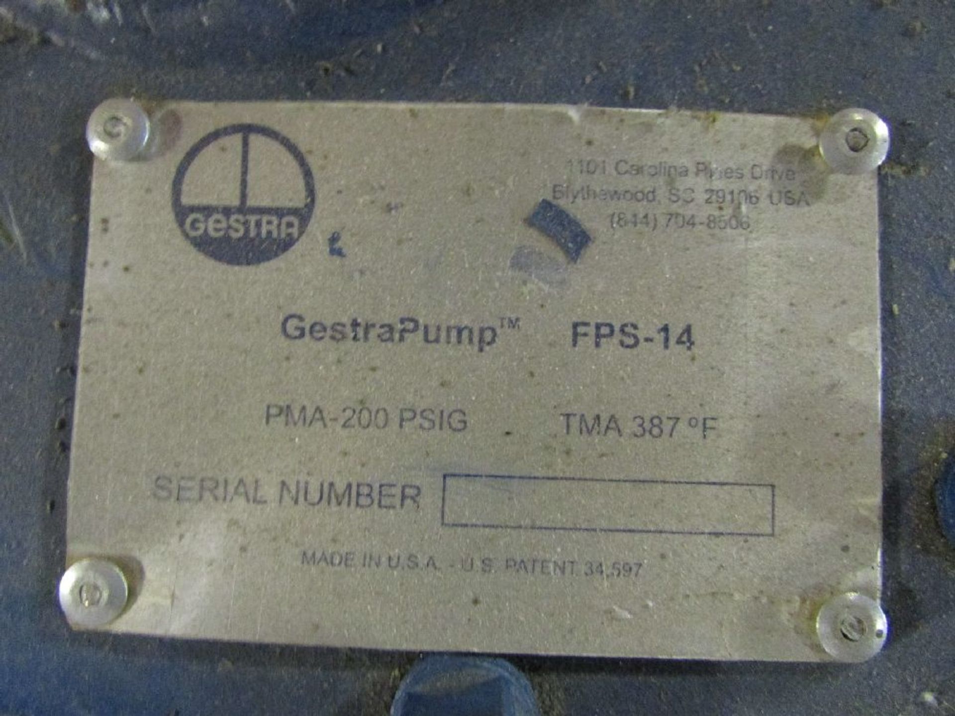 Gestra Pump Model FPS-14 3x2 Condensate Pump - Image 4 of 5