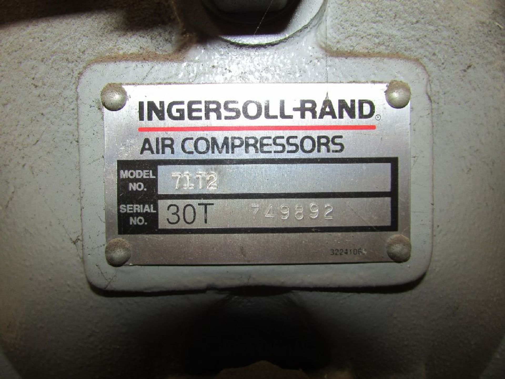 Ingersoll Rand Model 71T2 Concentric Ring Valve Air Compressor - Image 5 of 5