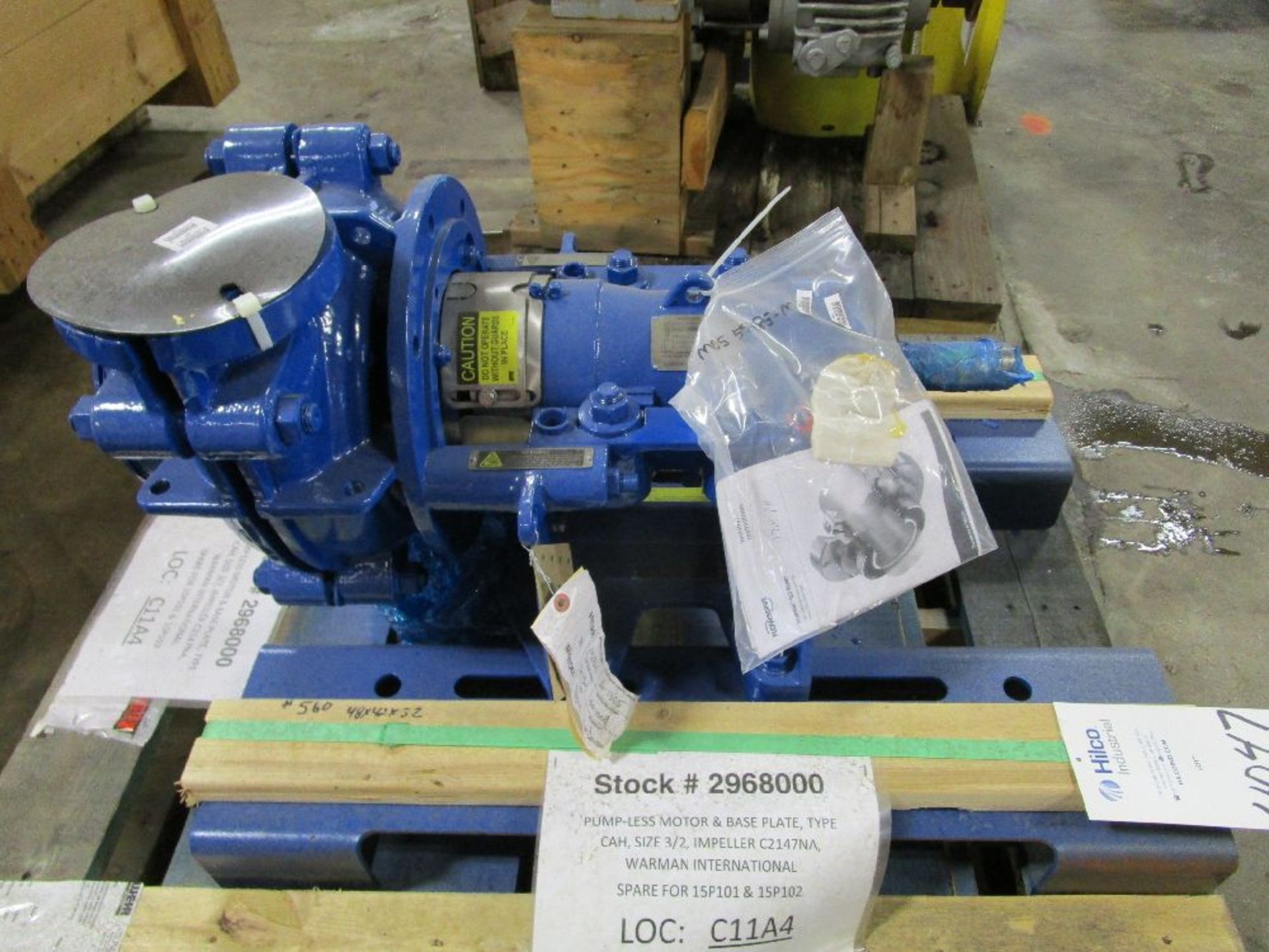 Wareman International Model C005XLM Sludge Pump - Image 2 of 6