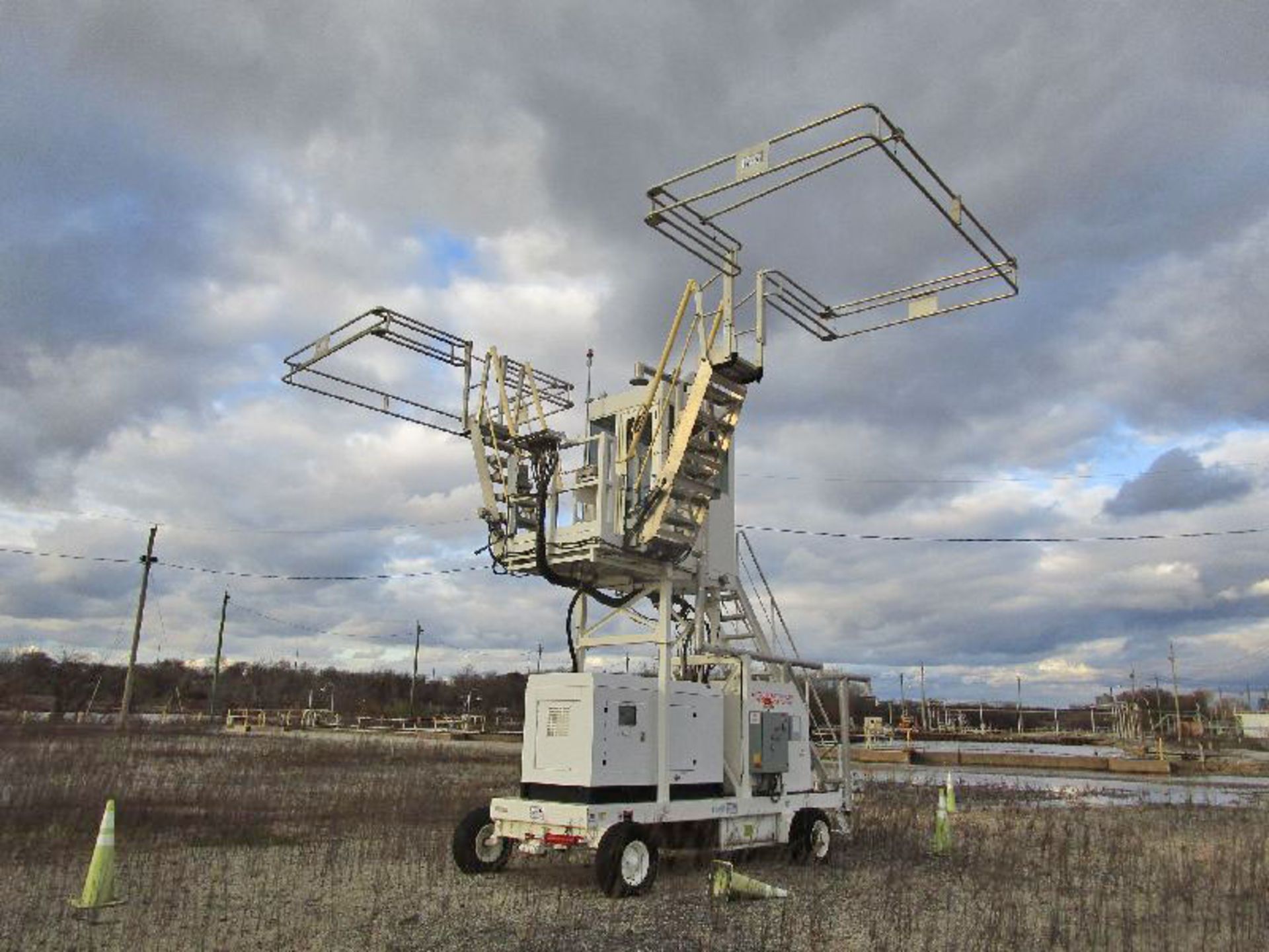 Rail Barge Truck Self Propelled Portable Platform