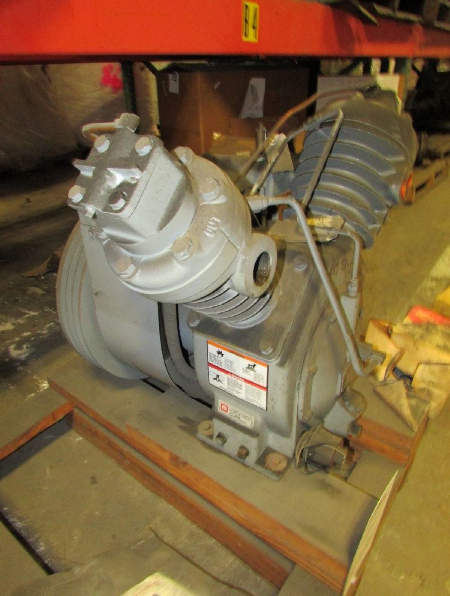 Ingersoll Rand Model 71T2 Concentric Ring Valve Air Compressor - Image 2 of 5