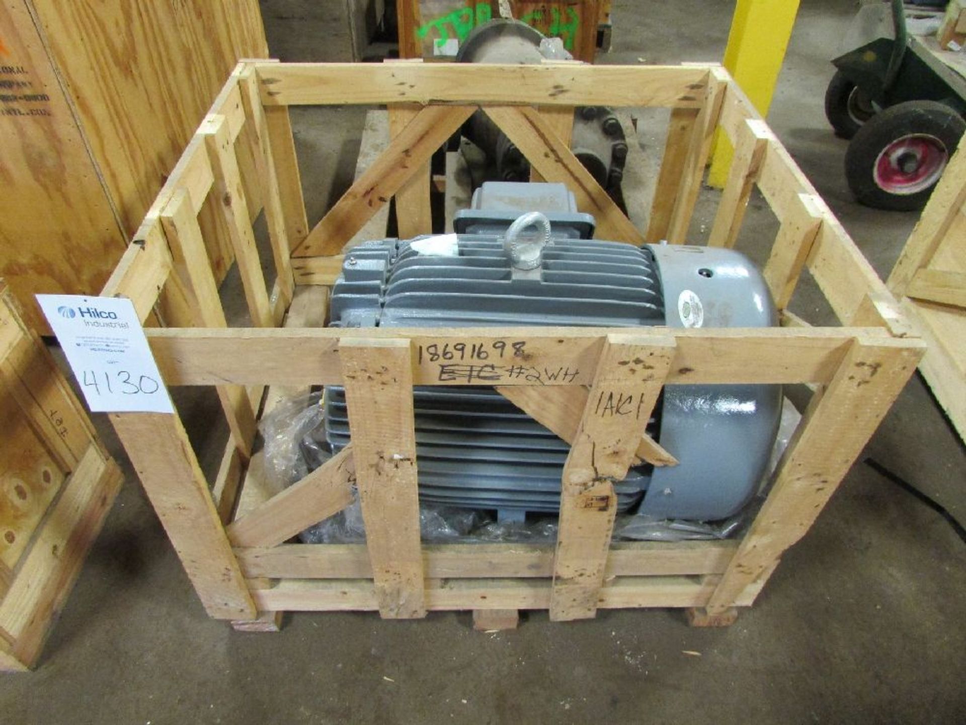 Teco Westinghouse Model EP1004S 100 HP Electric Induction Motor - Image 4 of 4
