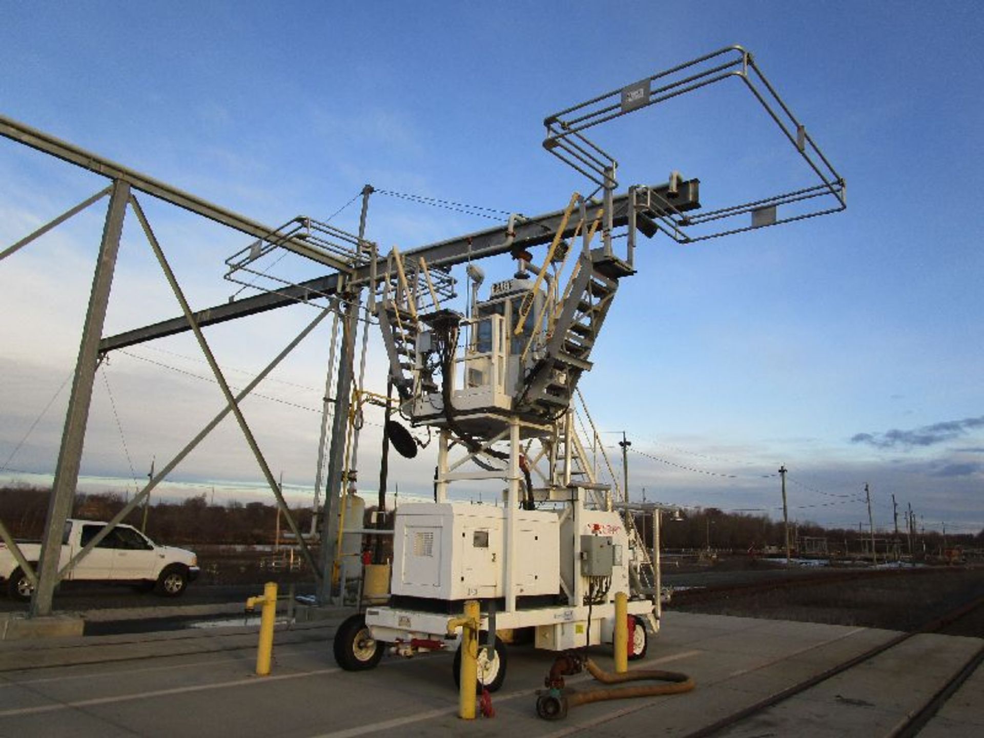 Rail Barge Truck Self Propelled Portable Platform