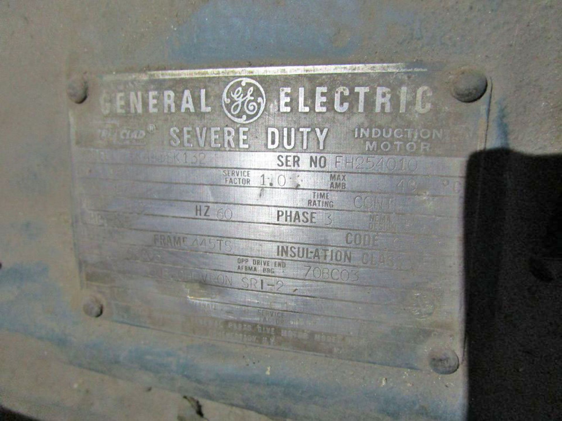 General Electric 150 HP Electric Induction Motor - Image 2 of 2