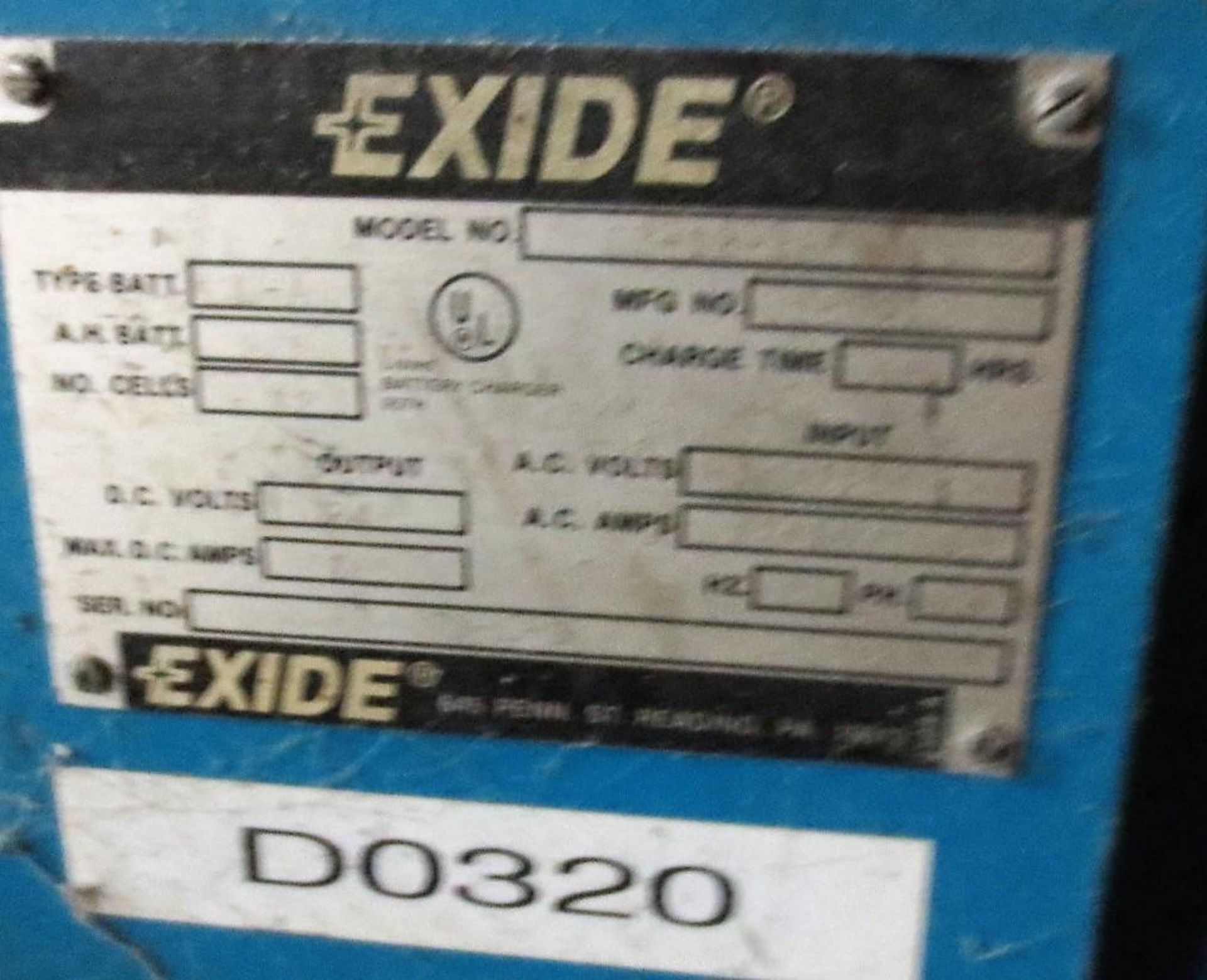 Exide System 3000 24V Battery Charger, 208/240/480 In Put Voltage, 3 PH - Bild 3 aus 3