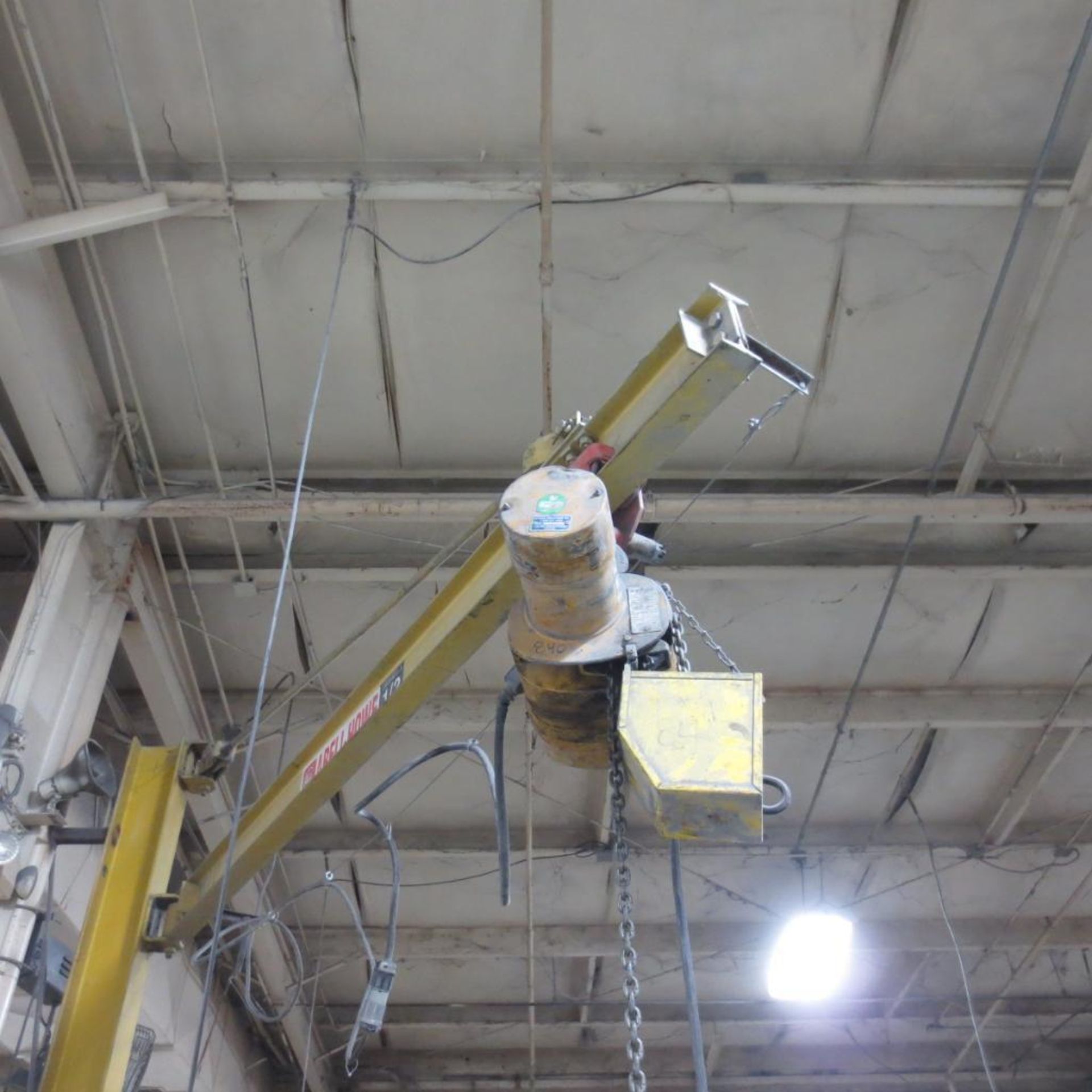 Abell Howe 1/2 Ton Jib With Budgit 1/2 Ton Electric Hoist - Image 5 of 5