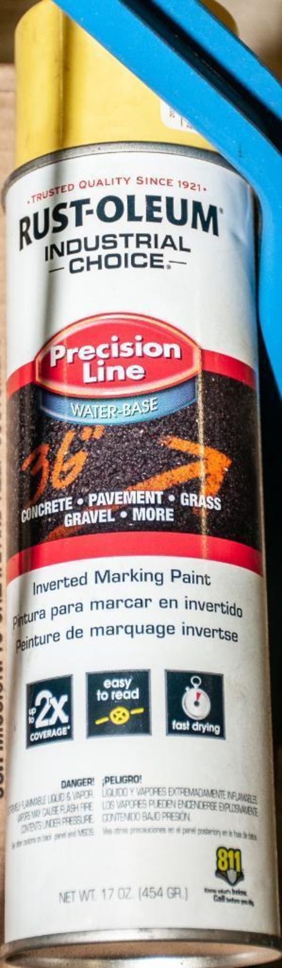 Krylon Industrial Line-Up Athletic Field Striping Machine & (11) Cans Striping Paint, Located in Sto - Image 2 of 2