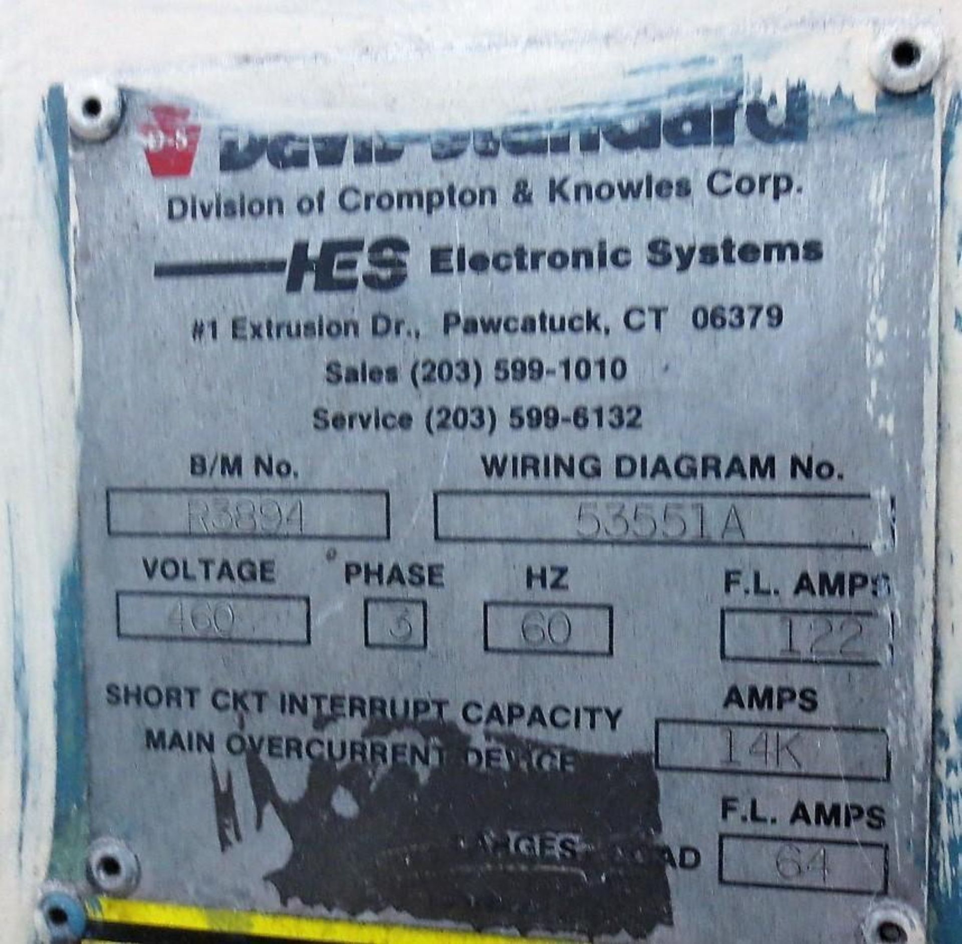 Conduit Extrusion Extruder #3, Davis Model 25"25 Extruder, HP Cap 75, KW Cap 78, S.F. 1.25, EXTR RPM - Image 15 of 21