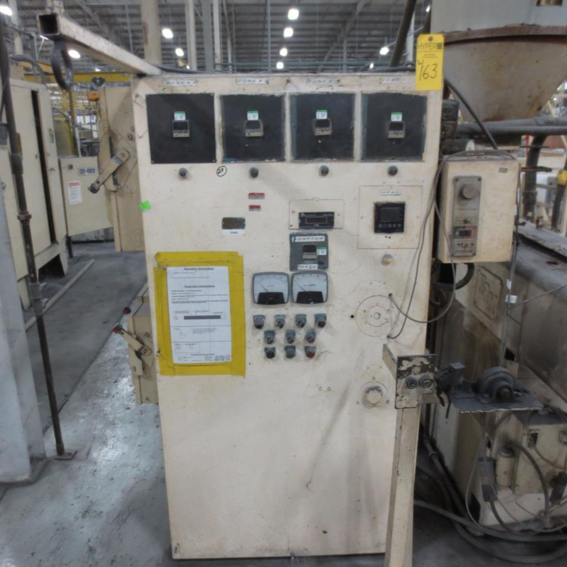 NRM 2 1/2 Rubber Extruder, Ratio 30, Year 1976, with Thorson Mccosh Mdl. TD90 Dryer and Chiller, S/N - Image 2 of 11