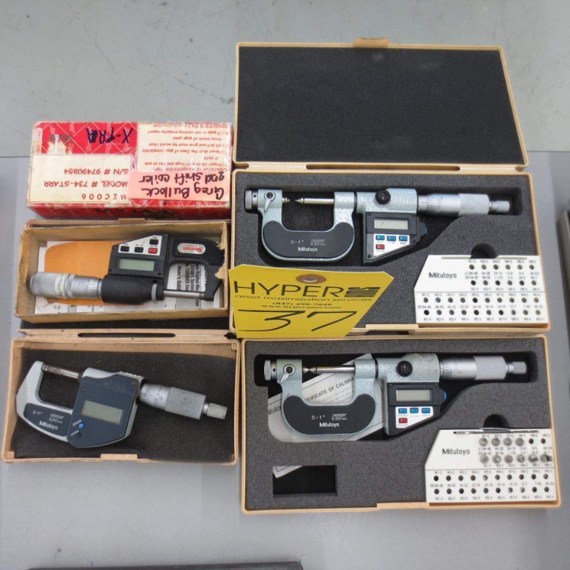 4 Out Side Micrometers - Image 2 of 2