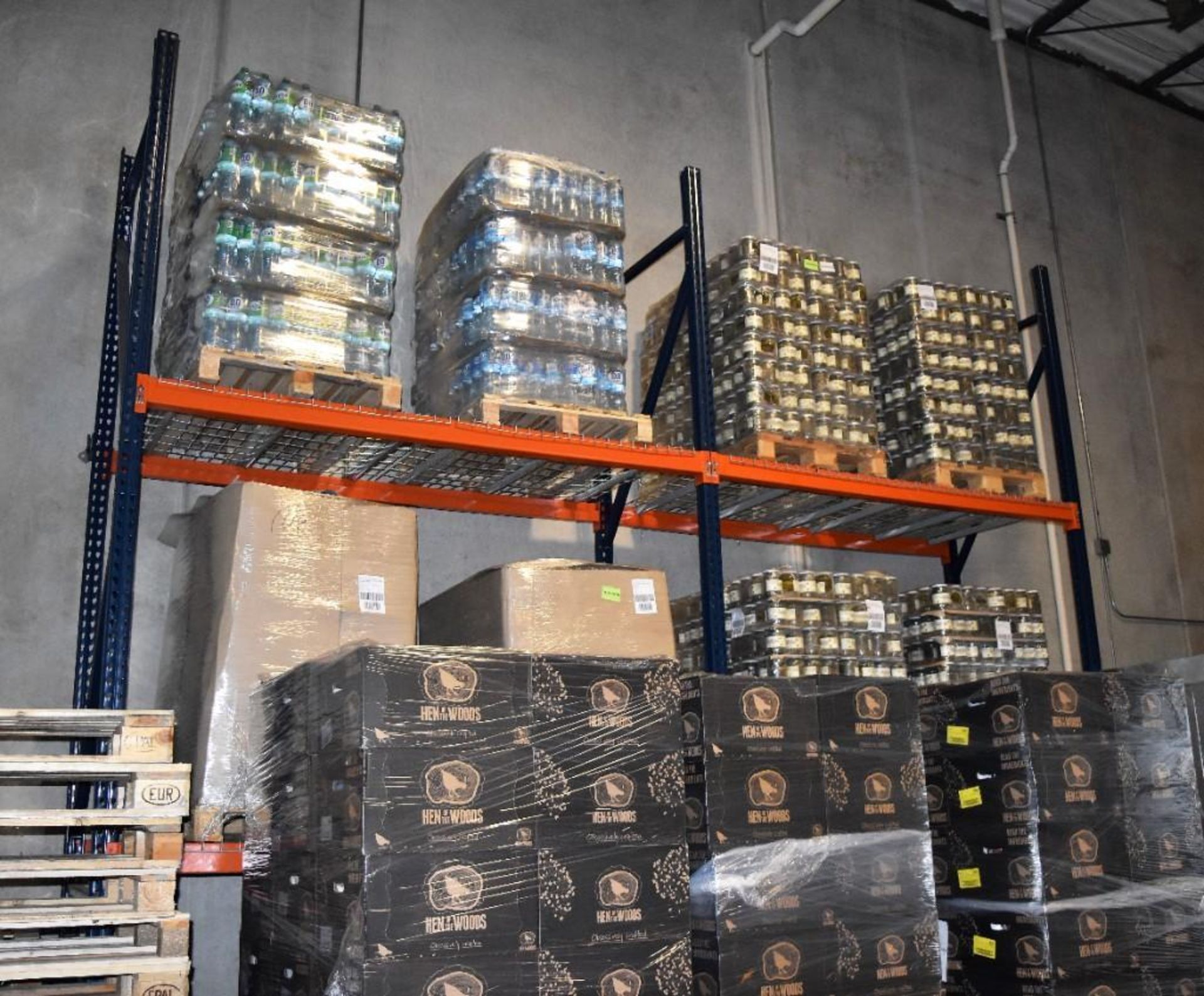 Lot c/o: Heavy Duty Adjustable Metal Pallet Racking, (12) 16' High x 42" Deep Uprights, (48) 96" Cro - Image 4 of 6