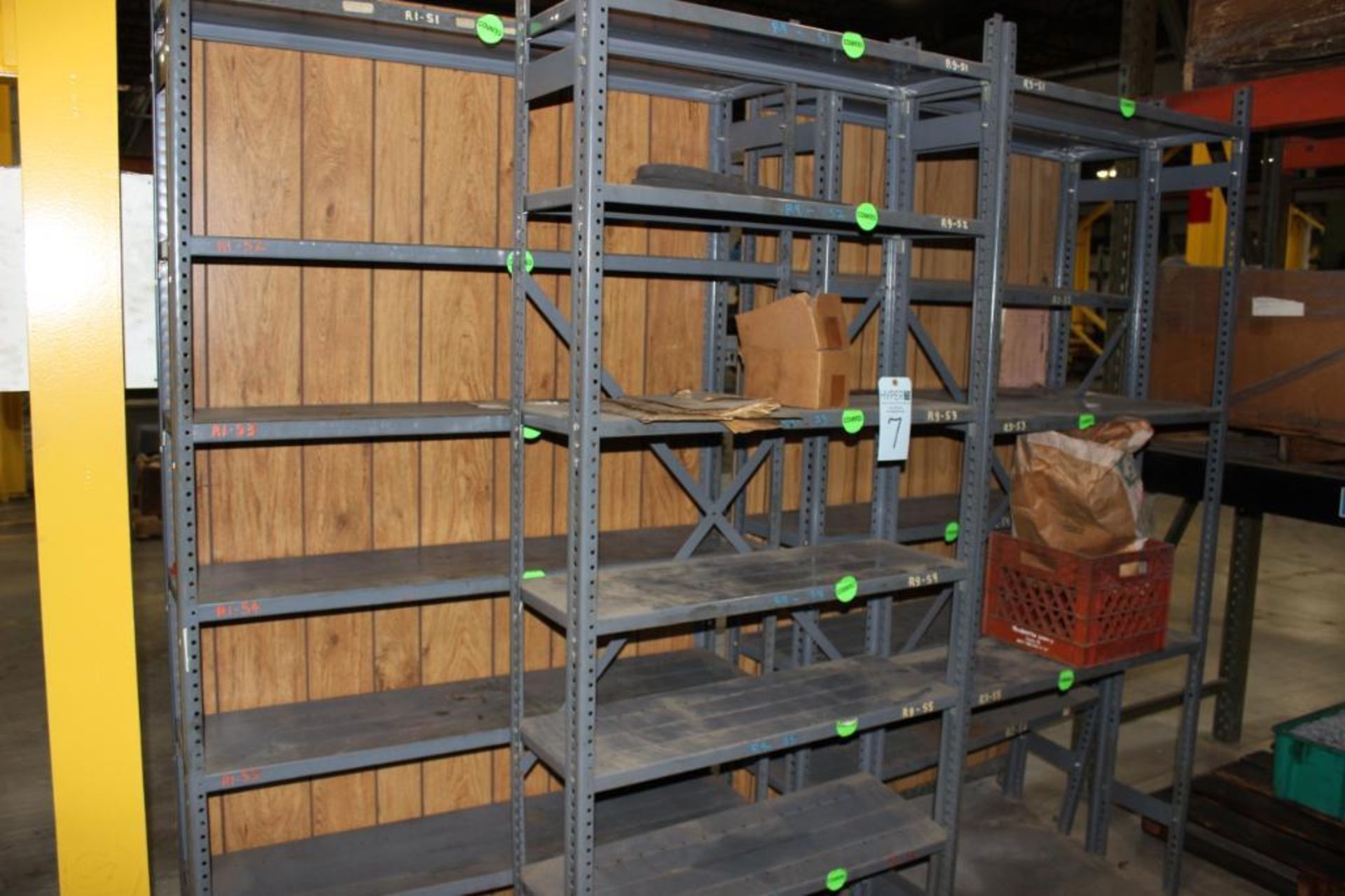 Lot c/o: 5 Assorted Adjustable Metal Storage Racks - Image 2 of 3
