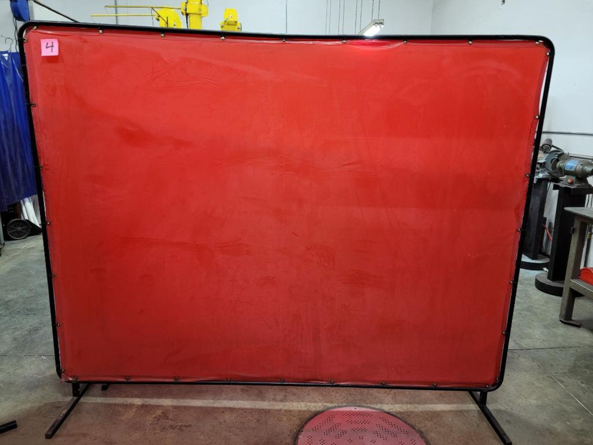 Lot c/o: Assorted Black Stallion Quick Frame Portable Orange Saf-Vu Welding Screens with Frames (3) - Image 3 of 8