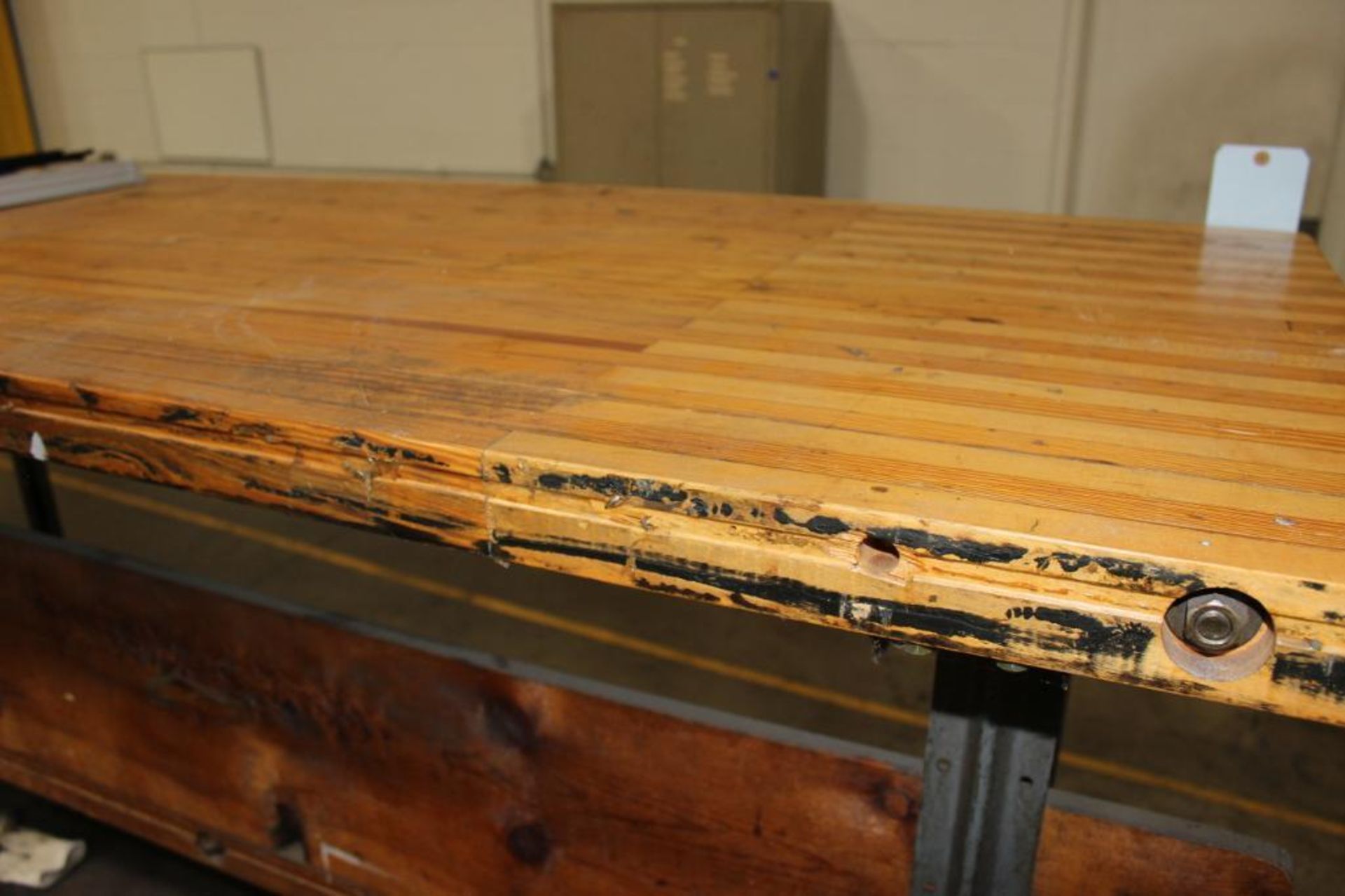 Lot c/o: (2)- 6'x 29" Workbenches (1)- Wood Top & (1)- Metal Top - Image 3 of 3